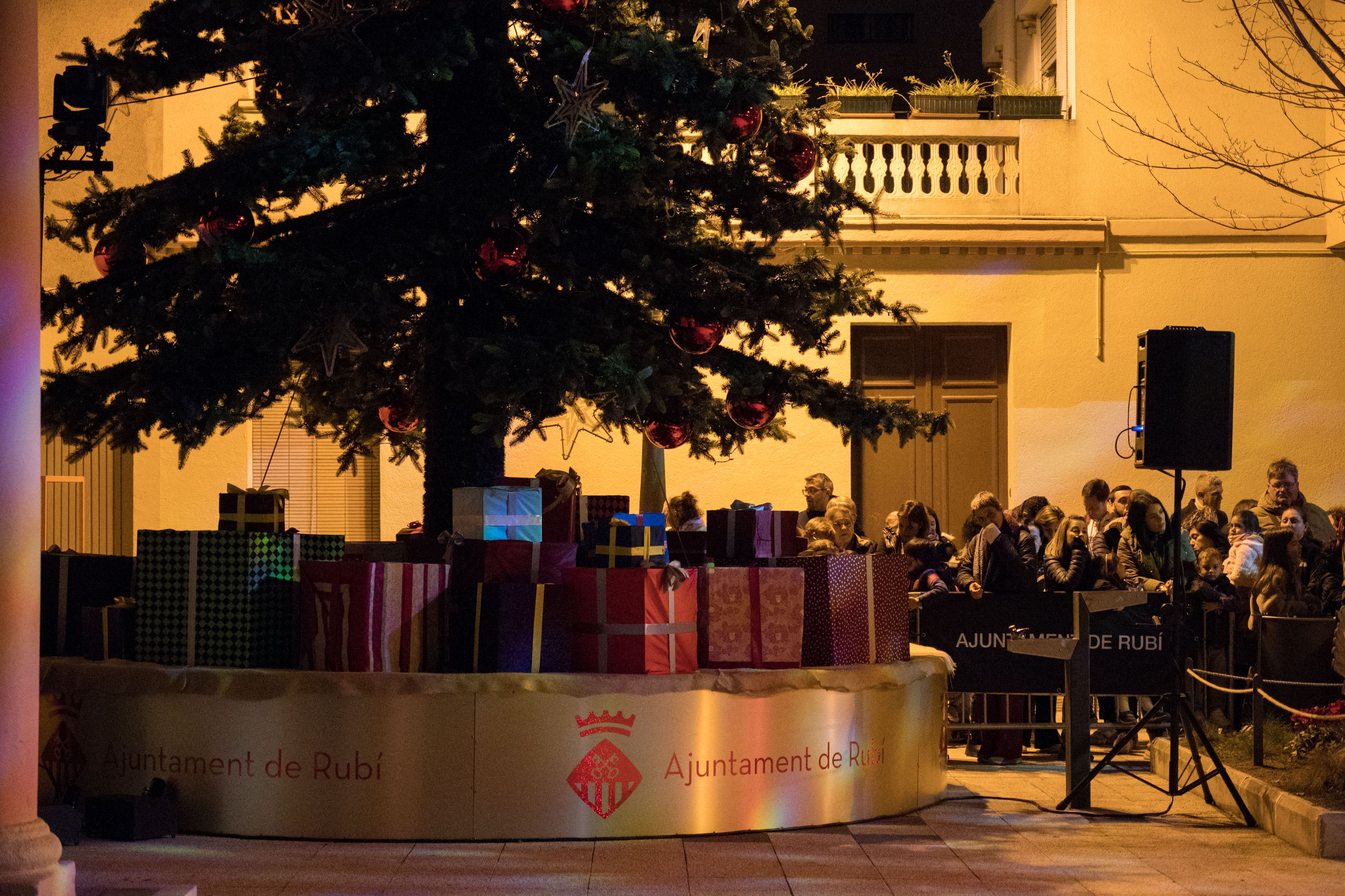 Encesa de llums de Nadal a Rubí 2023. FOTO: Carmelo Jiménez