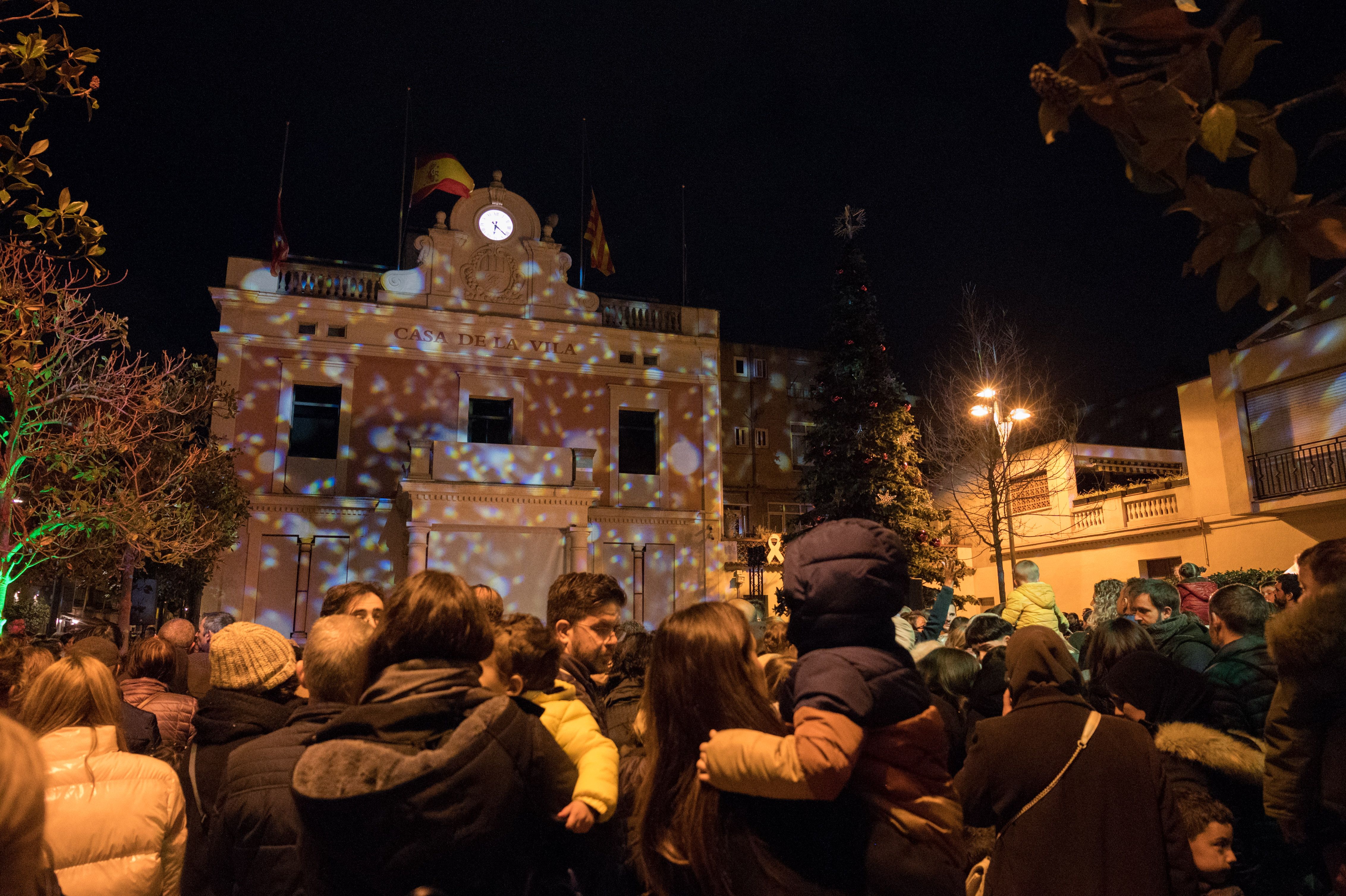 Encesa de llums de Nadal a Rubí 2023. FOTO: Carmelo Jiménez