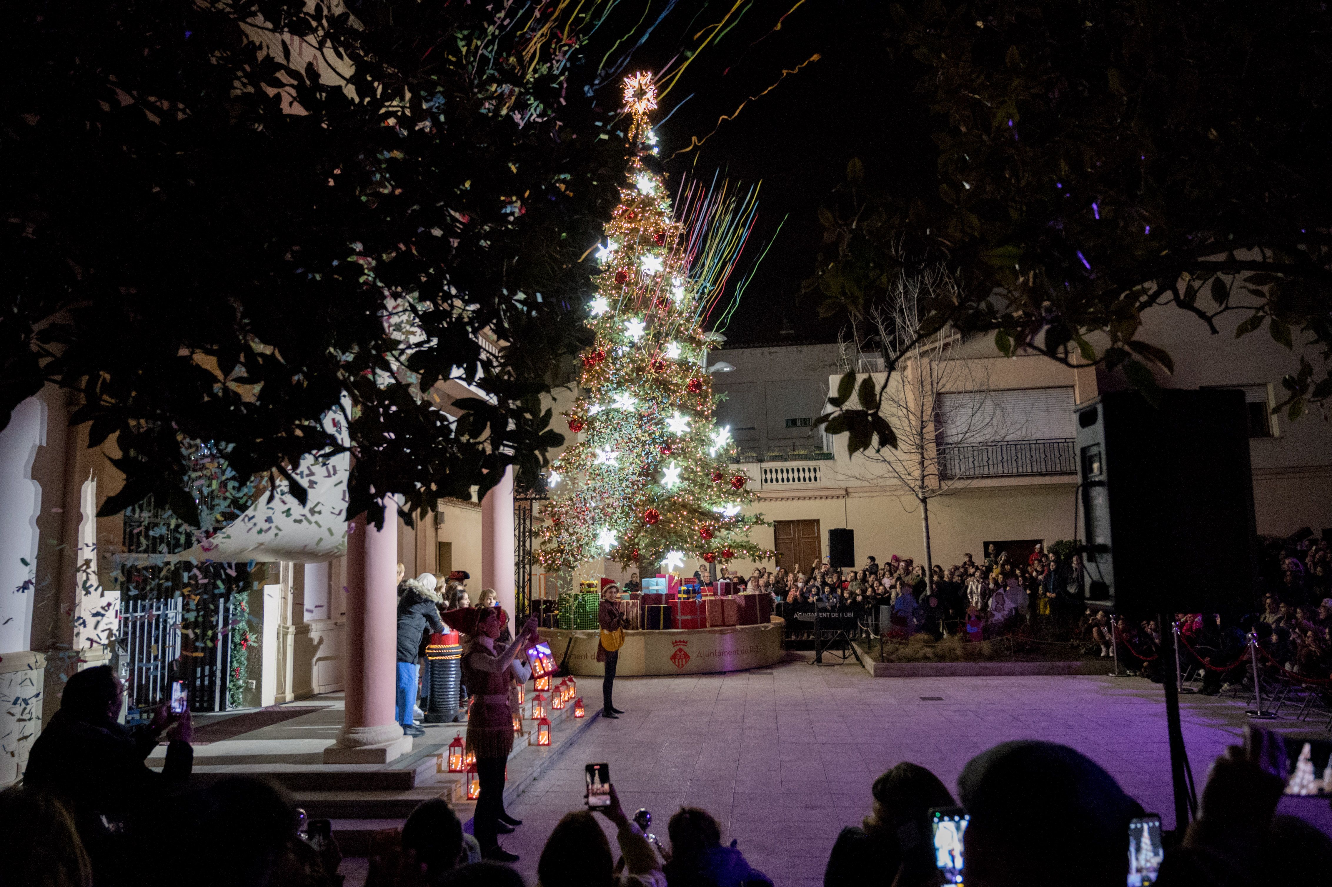 Encesa de llums de Nadal a Rubí 2023. FOTO: Carmelo Jiménez