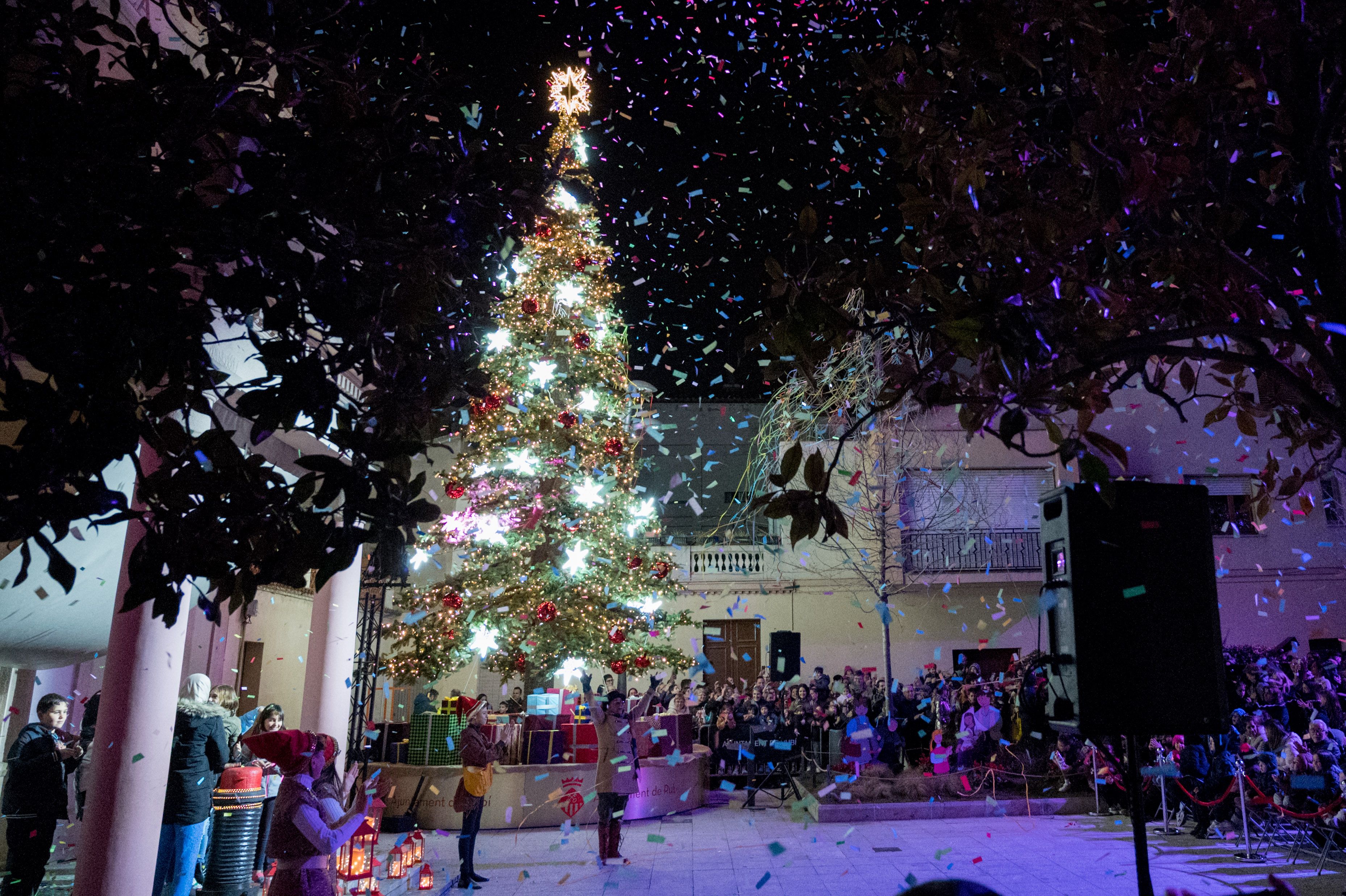 Encesa de llums de Nadal a Rubí 2023. FOTO: Carmelo Jiménez