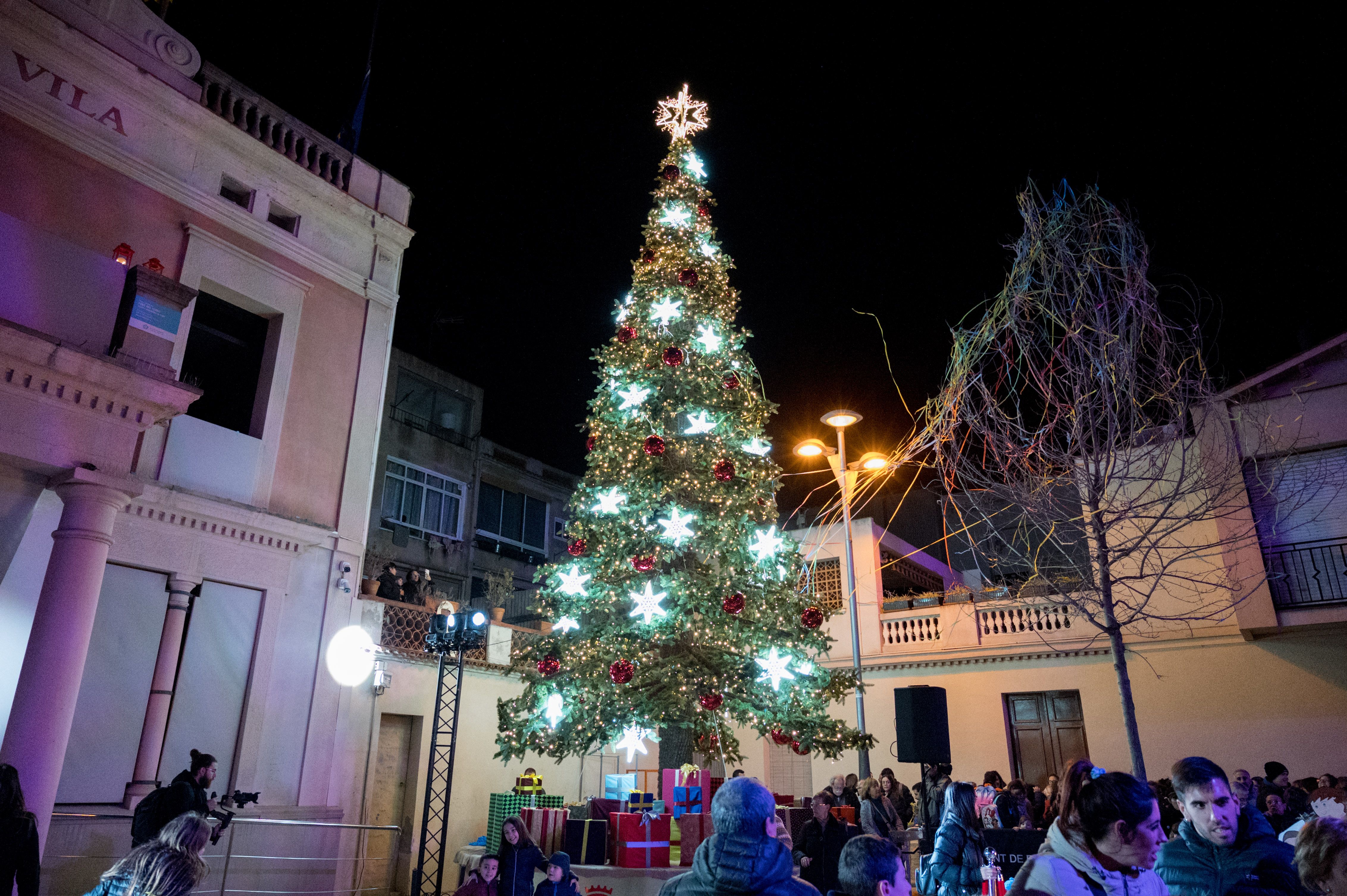 Encesa de llums de Nadal a Rubí 2023. FOTO: Carmelo Jiménez