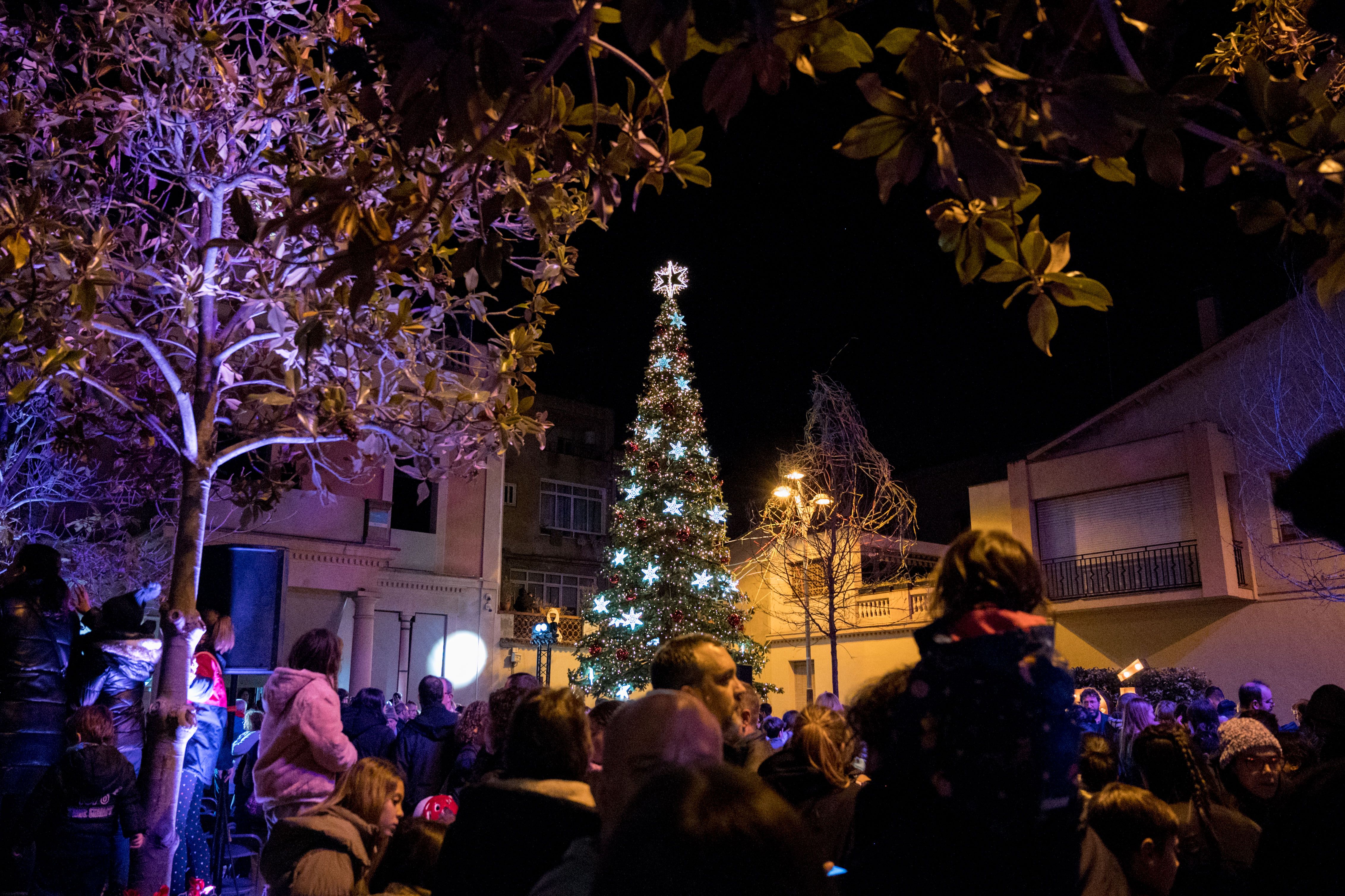 Encesa de llums de Nadal a Rubí 2023. FOTO: Carmelo Jiménez