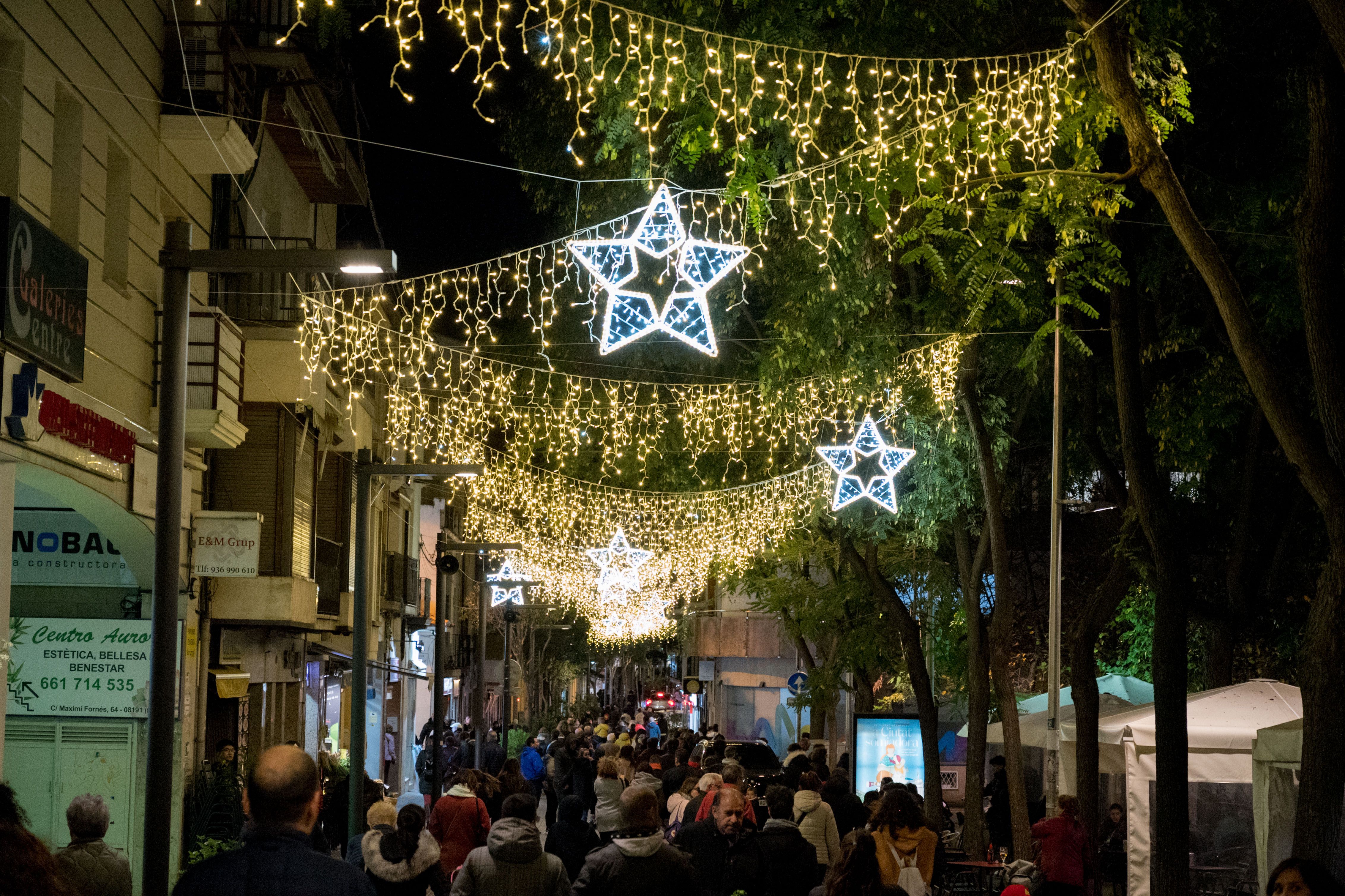 Encesa de llums de Nadal a Rubí 2023. FOTO: Carmelo Jiménez