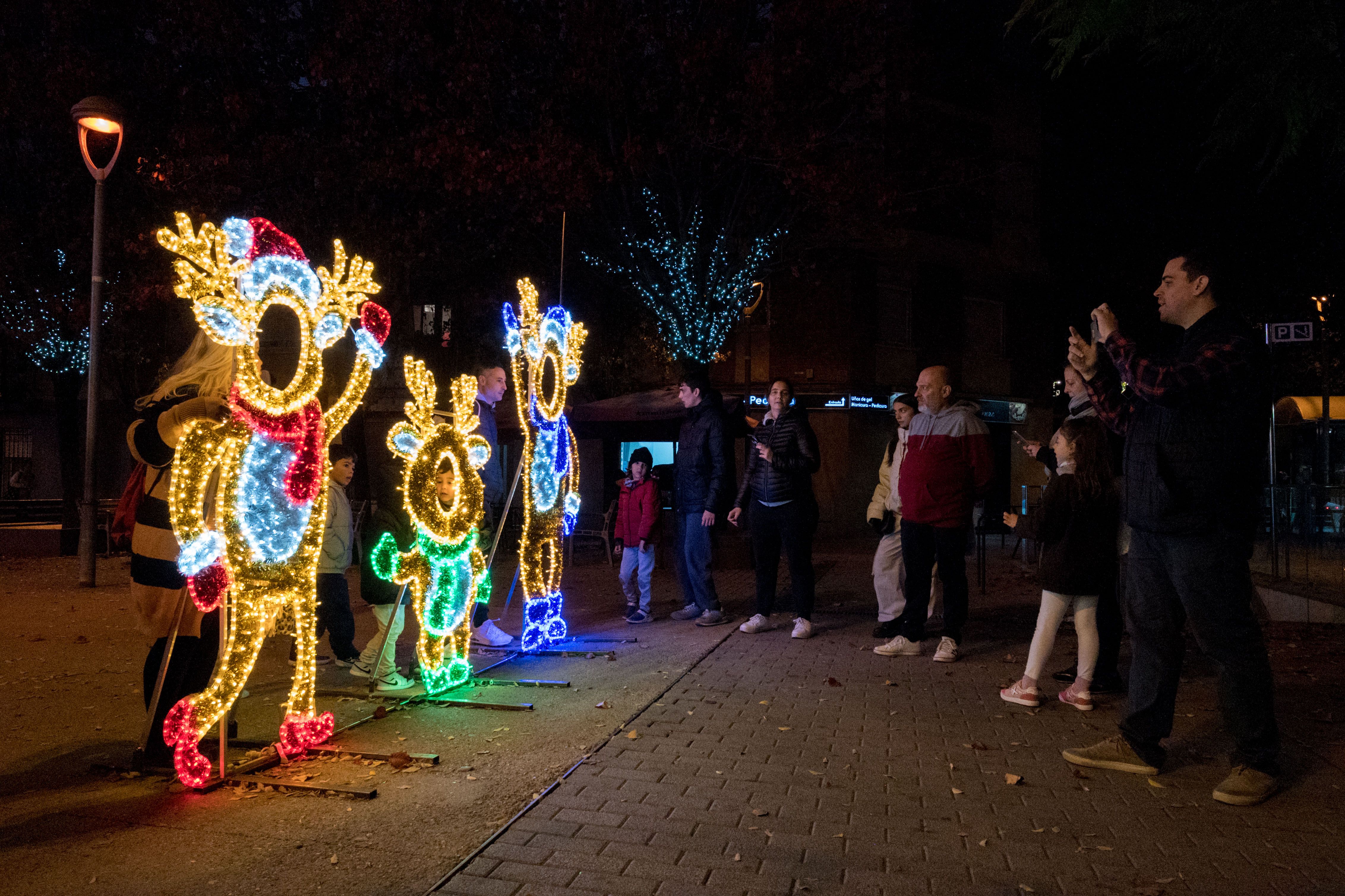 Encesa de llums de Nadal a Rubí 2023. FOTO: Carmelo Jiménez