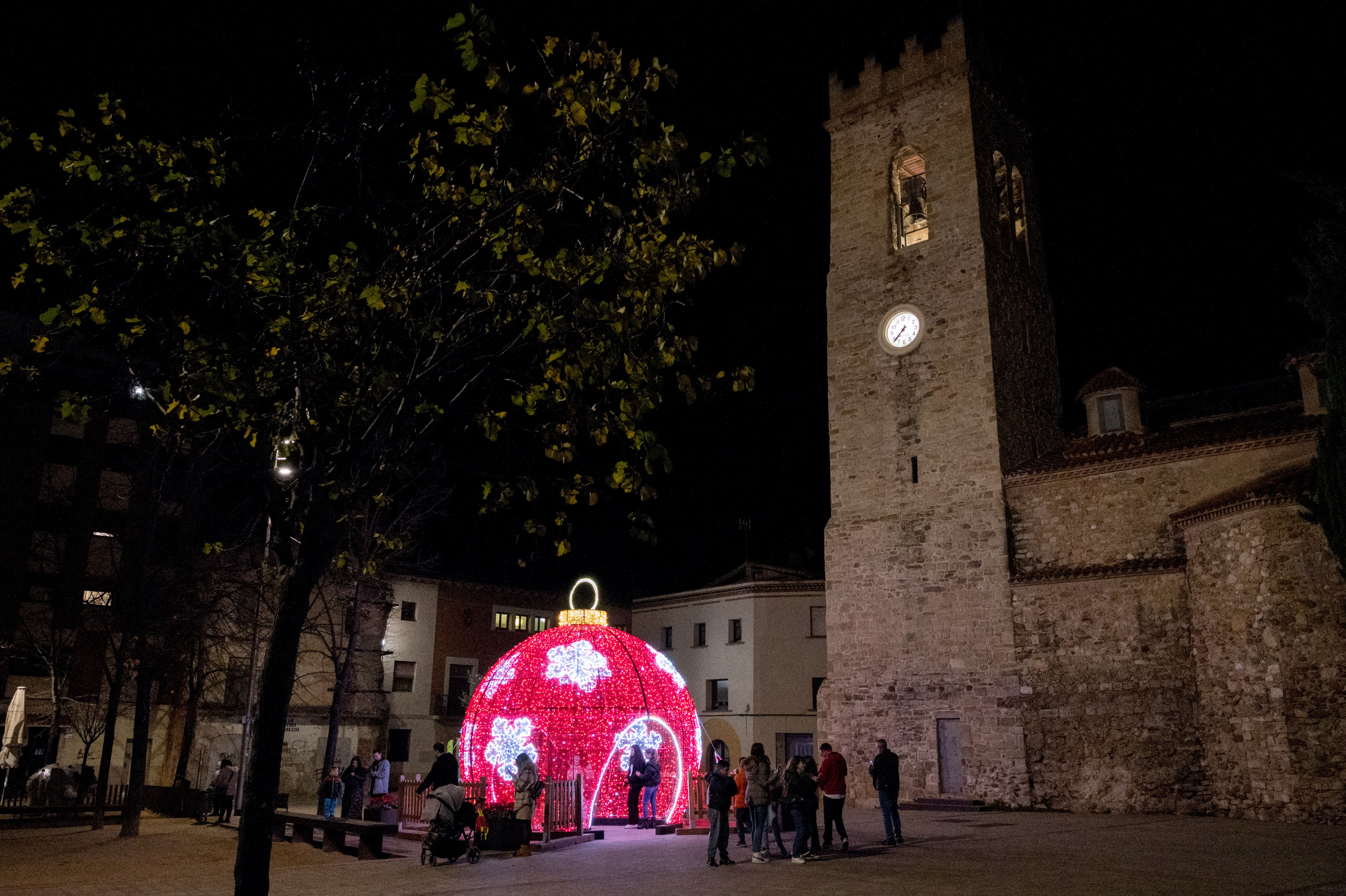 Encesa de llums de Nadal a Rubí 2023. FOTO: Carmelo Jiménez