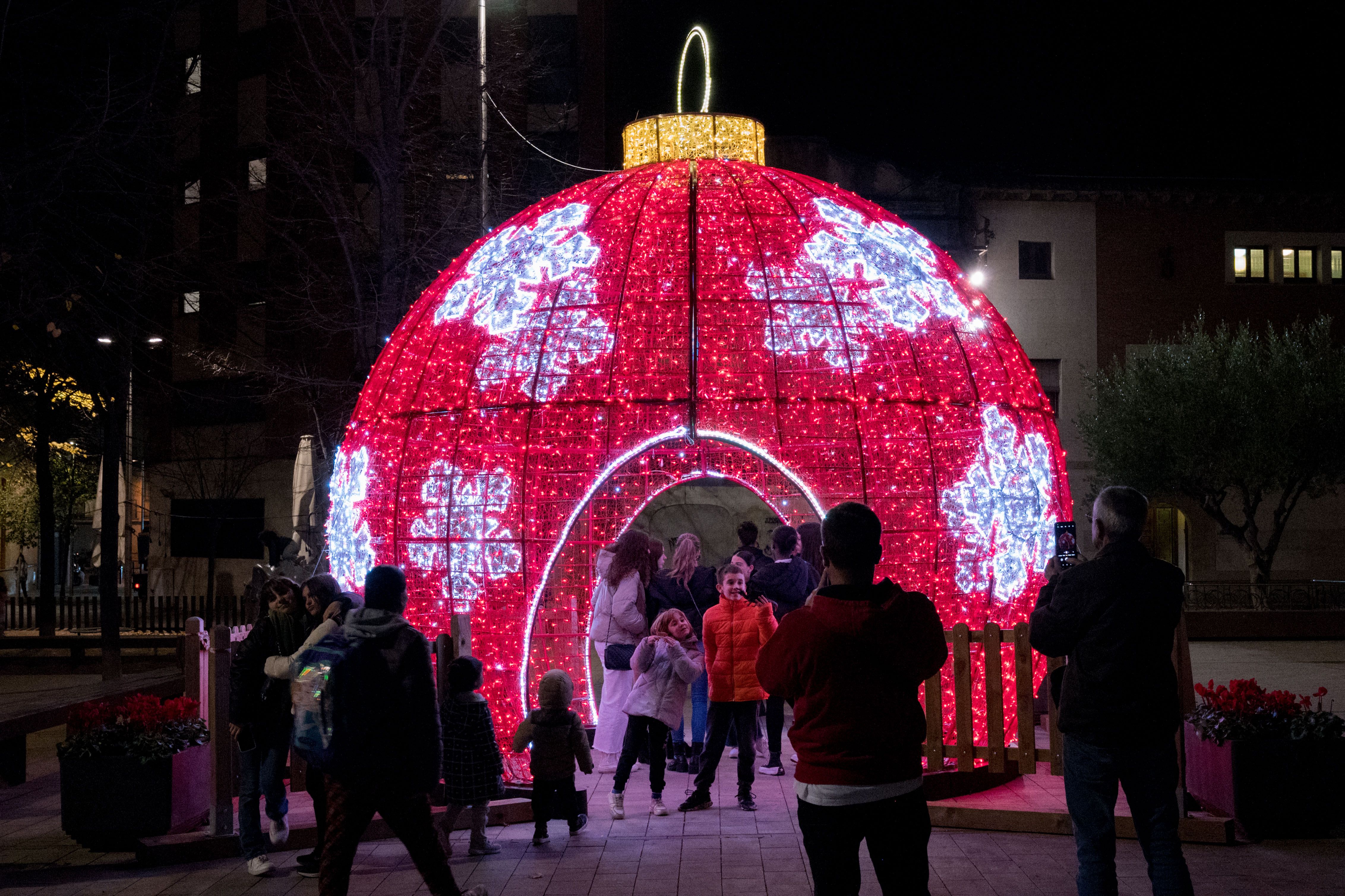 Encesa de llums de Nadal a Rubí 2023. FOTO: Carmelo Jiménez