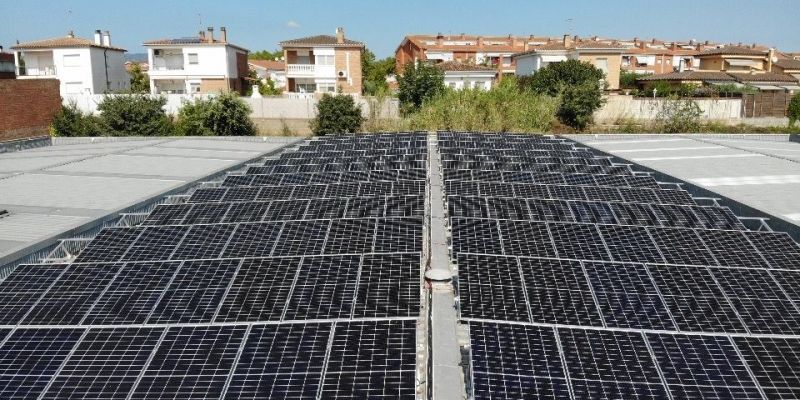 Comunitat Solar d'Iberdrola a Girona. FOTO: Cedida
