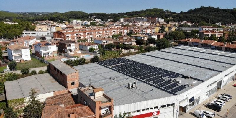 Primera Comunitat Solar de Iberdrola a Girona. FOTO: Cedida