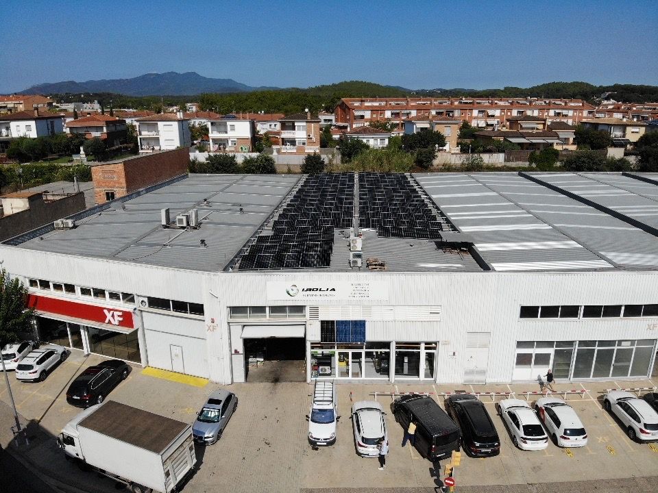 Comunitat Solar posada en marxa per Iberdrola en Girona. FOTO: Cedida