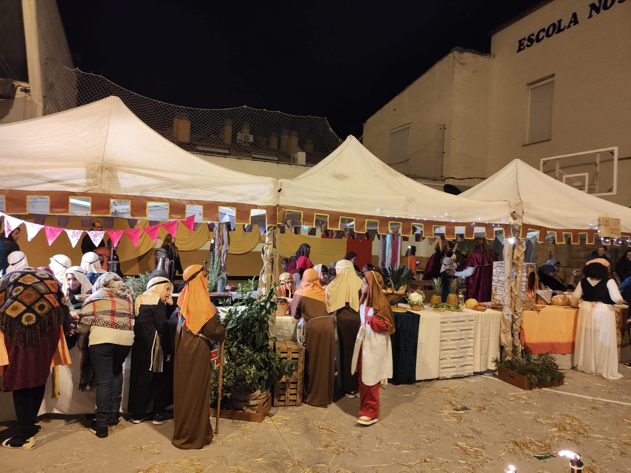 Pessebre vivent de l'escola Montserrat de Rubí. FOTO: Cedida Pessebre vivent de l'escola Montserrat de Rubí. FOTO: Cedida