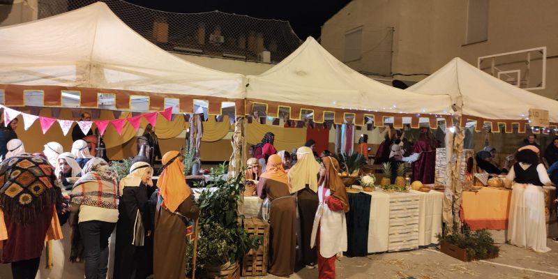 Pessebre vivent de l'escola Montserrat de Rubí. FOTO: Cedida