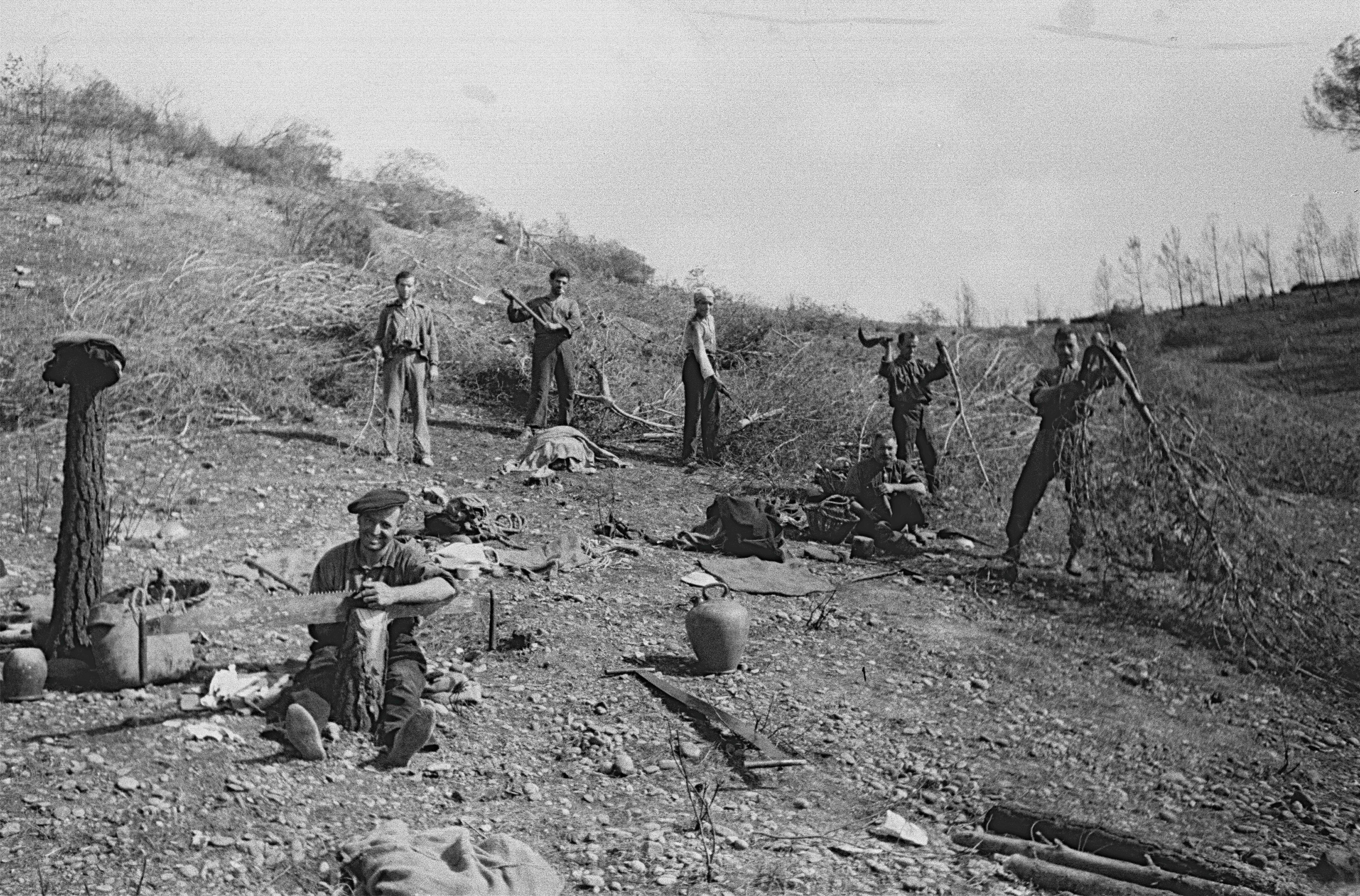 Una terra col·lectivitzada a Rubí a la Guerra Civil. FOTO: Carlos Pérez de Rozas Una terra col·lectivitzada a Rubí a la Guerra Civil. FOTO: Carlos Pérez de Rozas