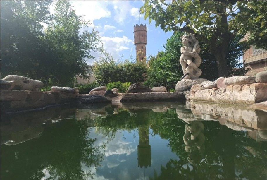  Pati del Museu Vallhonrat de Rubí. FOTO: Cedida