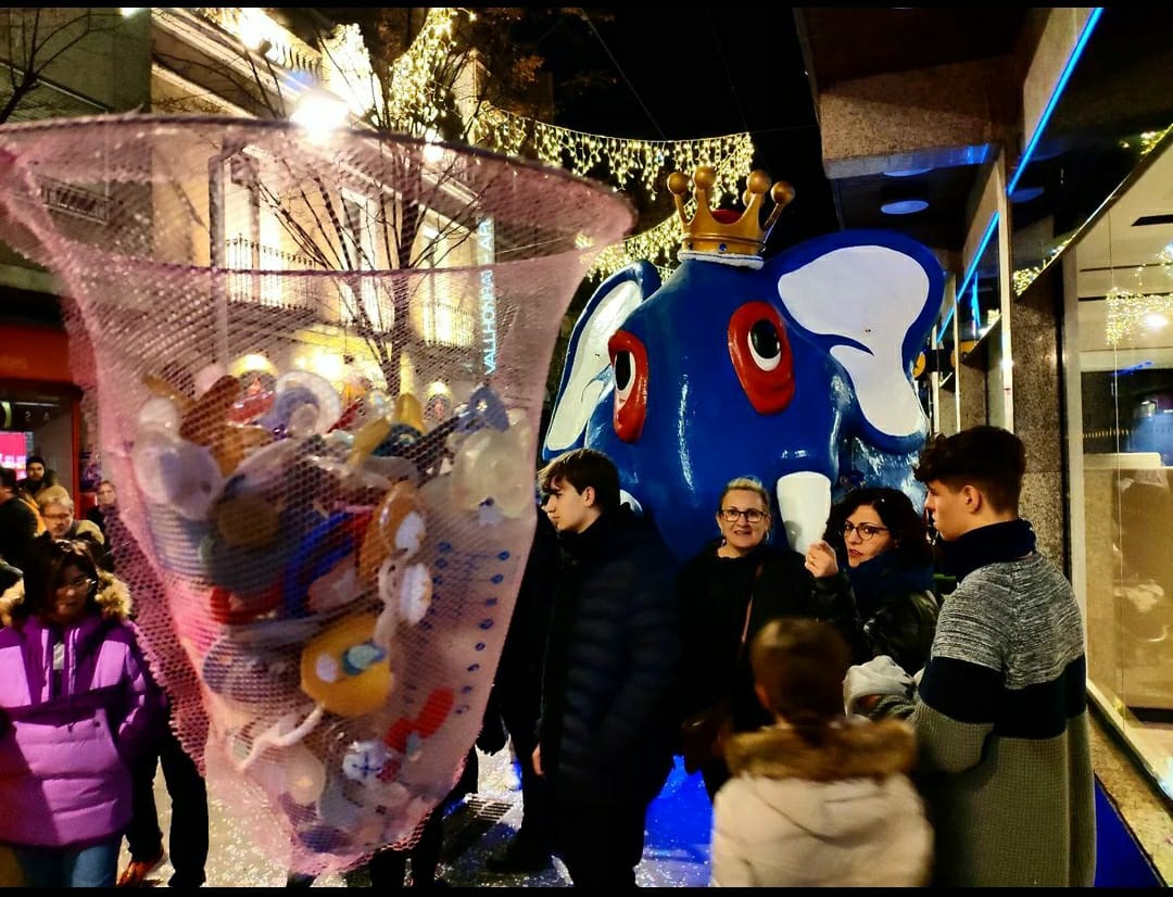 Un any més el Bòjum recollirà els xumets dels infants durant la cavalcada de Reis. FOTO: Cedida