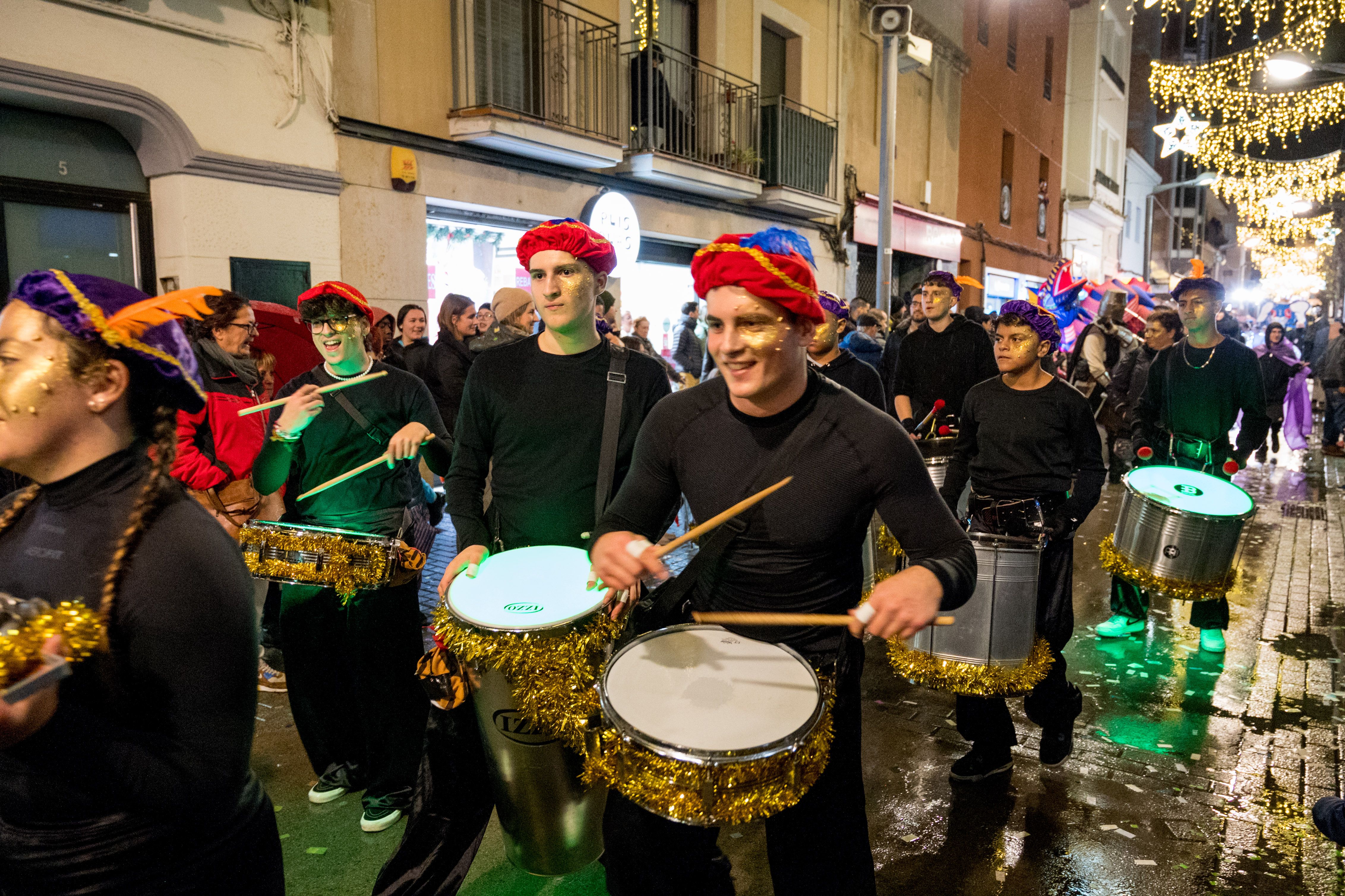 La pluja ha sigut una de les protagonistes de l’arribada dels Reis. Foto: Carmelo Jiménez