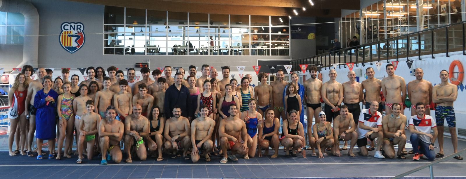 Les 100x100 Solidàries del CN Rubí. FOTO: Cedida