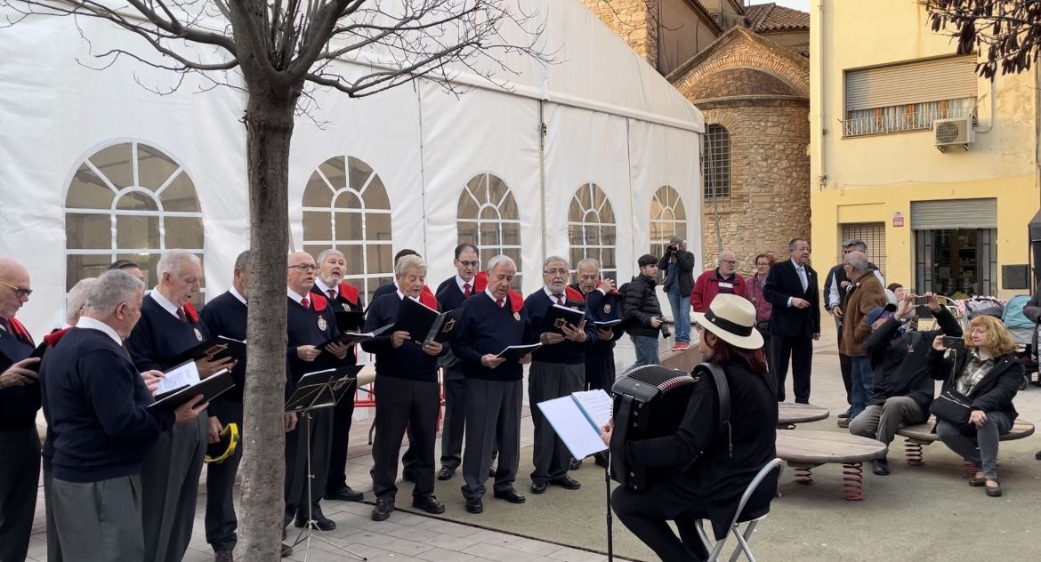 Actuació de la Coral Unió Rubinenca. Foto: P.S.