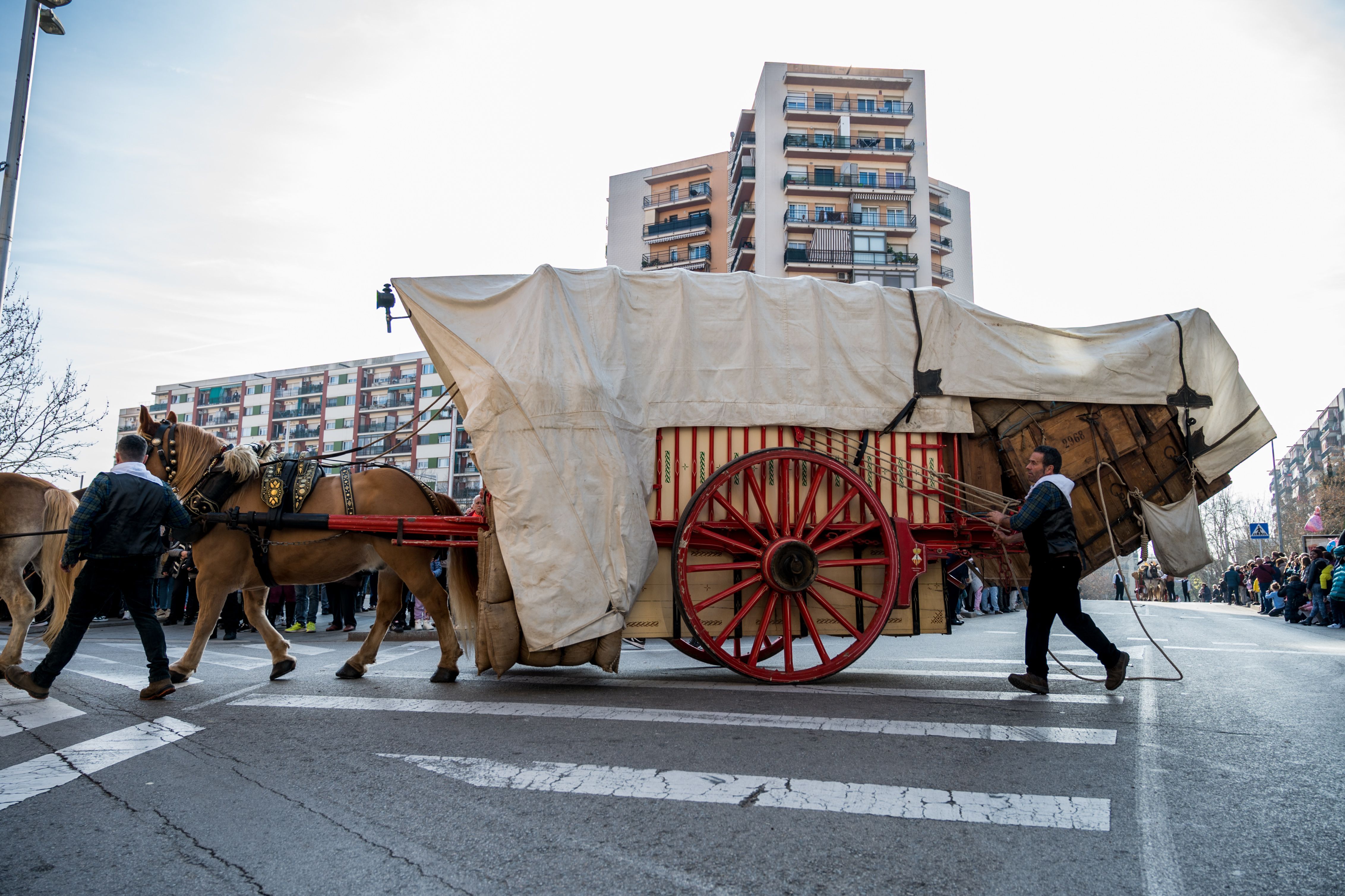 Més d'una desena de carruatges han protagonitzat la rua de 2024. Foto: Carmelo Jiménez