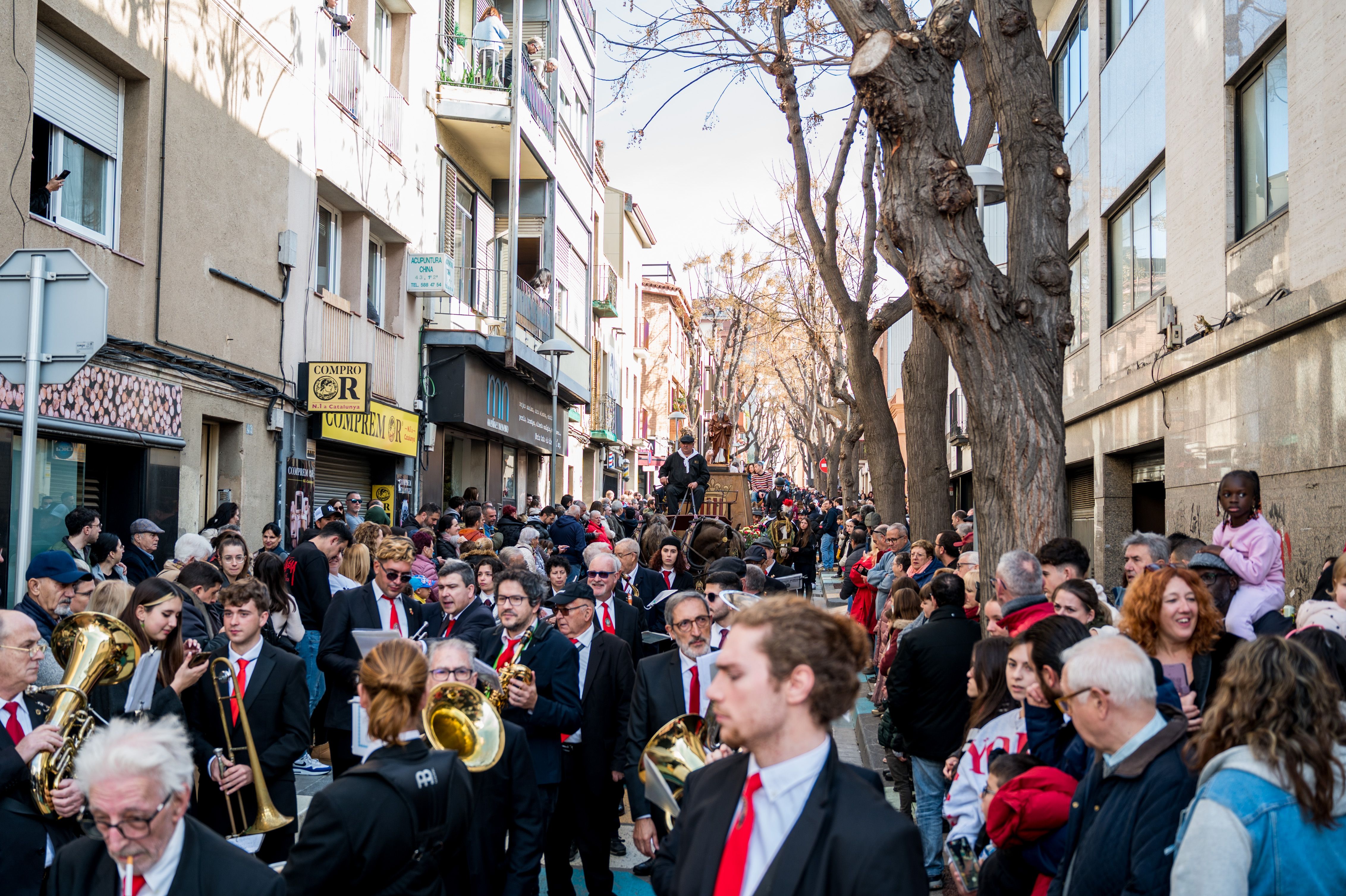 La festivitat de Sant Antoni Abat ha congregat a un gran nombre d'assistents. Foto: Carmelo Jiménez