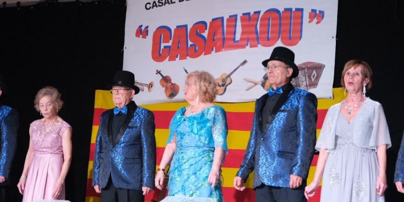 El CasalXou a l'actuació de Sant Antoni Abat 2024. FOTO: Cedida