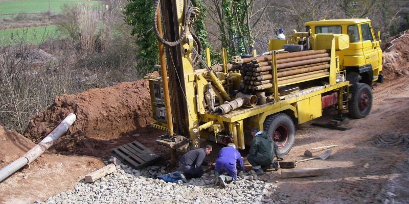 Perforació d’un pou a la comarca de l’Anoia. FOTO: ACA Perforació d’un pou a la comarca de l’Anoia. FOTO: ACA