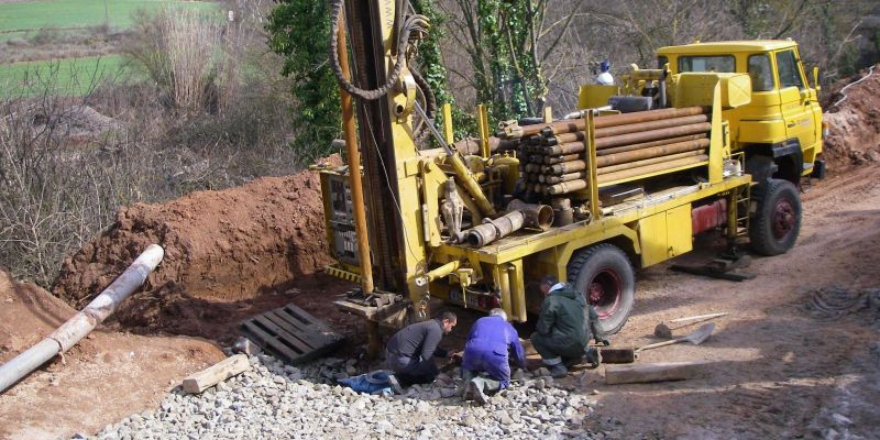 Perforació d’un pou a la comarca de l’Anoia. FOTO: ACA