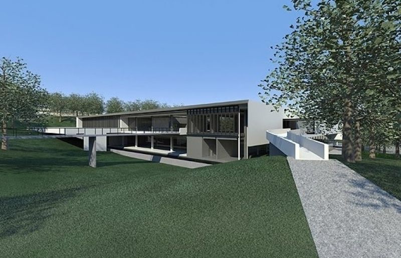 Simulació que correspon a un projecte d’hospital molt antic que en el seu moment va presentar l’Ajuntament