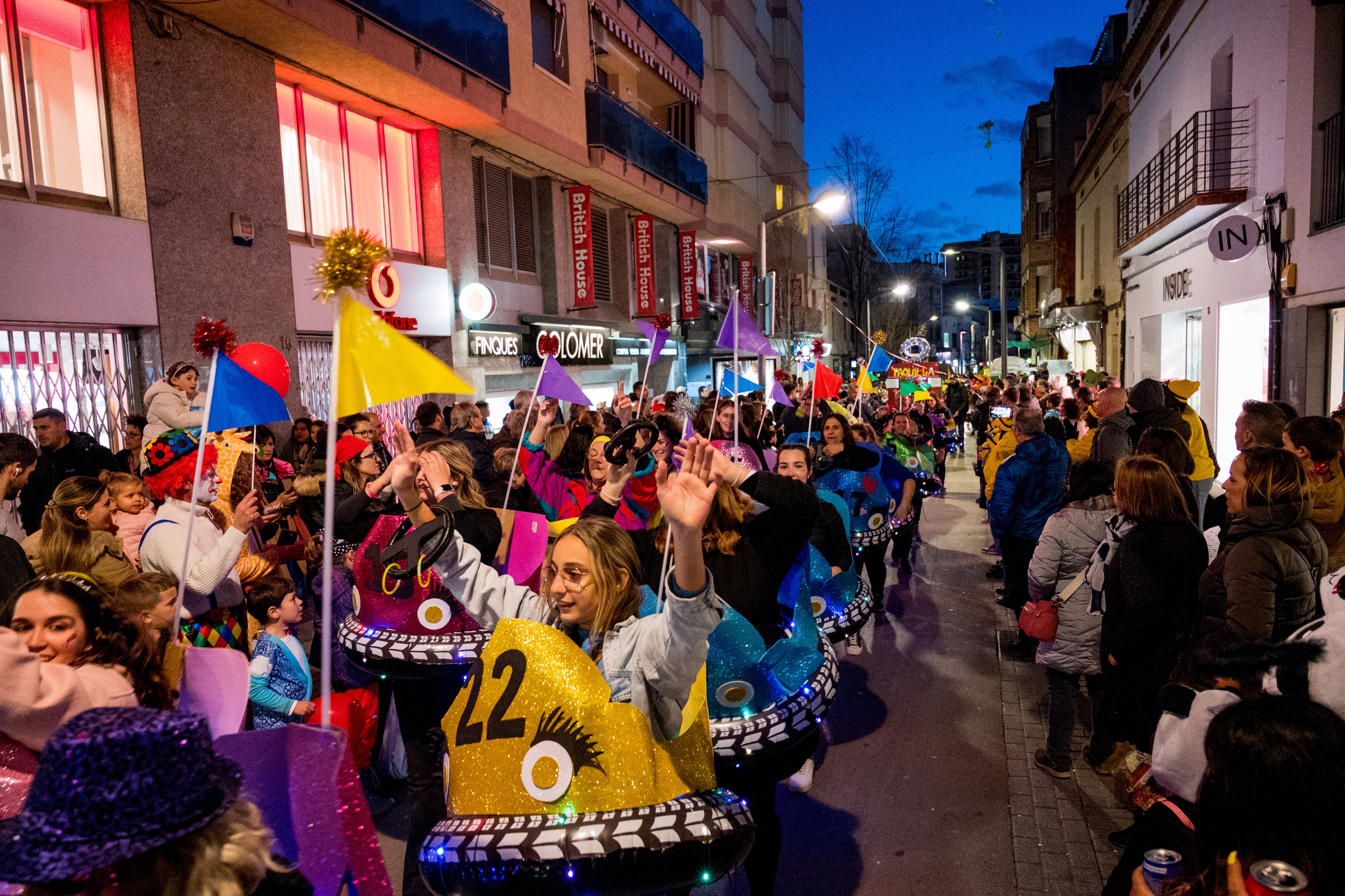 La rua ha començat a les 18:30h a de la Plaça Pearson. Foto: Carmelo Jiménez