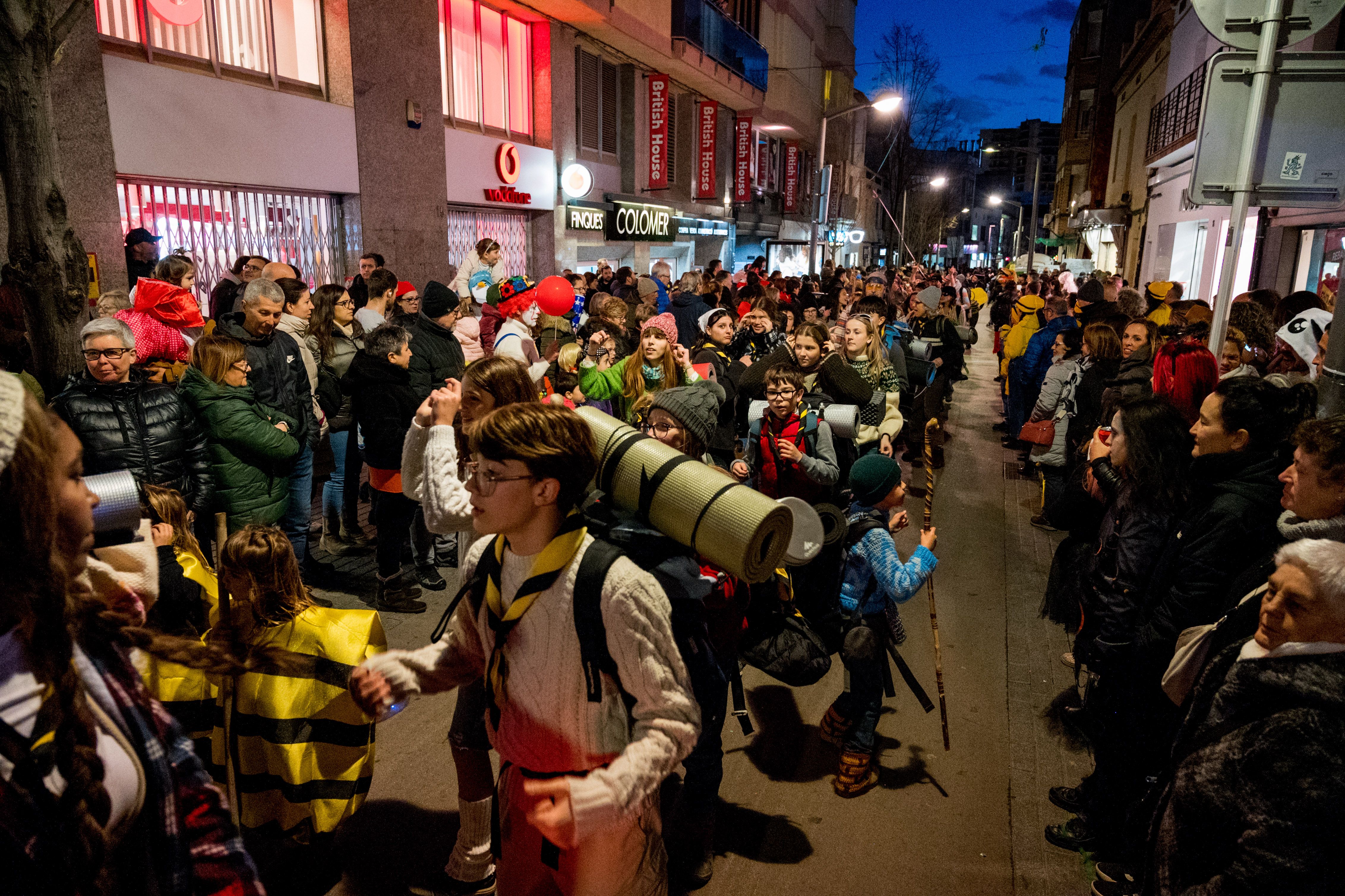 La rua ha començat a les 18:30h a de la Plaça Pearson. Foto: Carmelo Jiménez