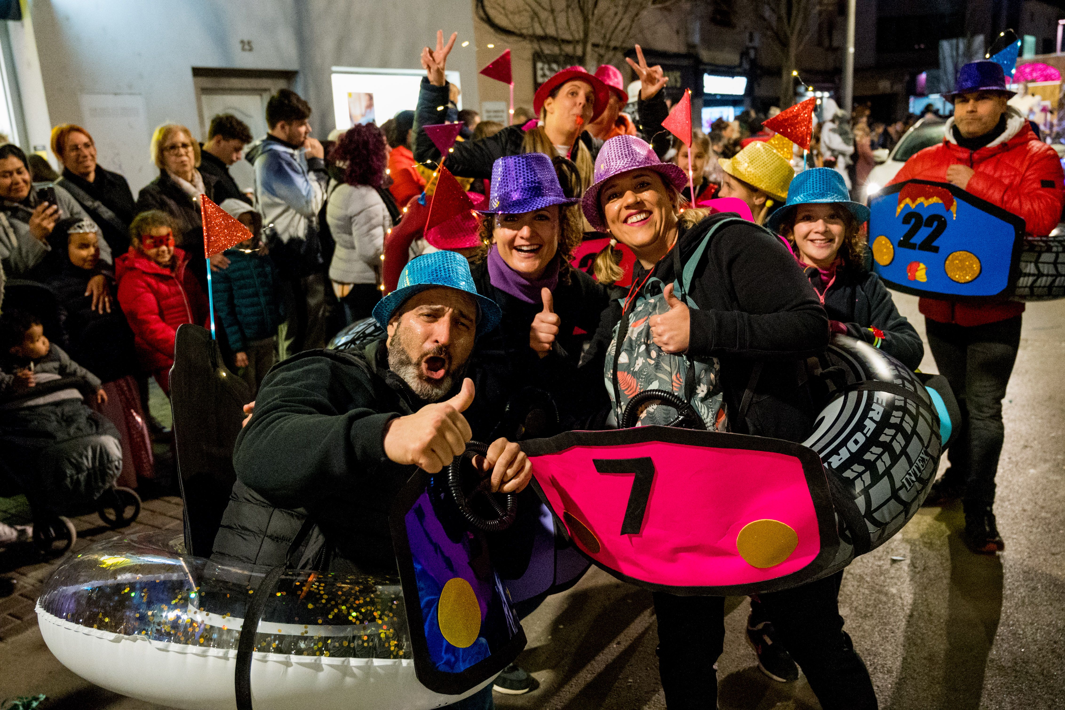 Les comparses de diverses entitats, centres educatius i associacions han estat les protagonistes. Foto: Carmelo Jiménez