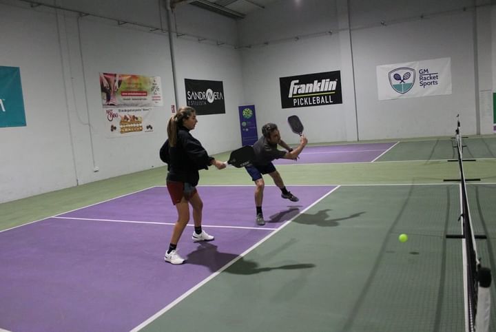 acte es va celebrar el cap de setmana el 3 i 4 de febrer al Vilapickleball Sabadell del 2024. Foto: Xabi Pérez