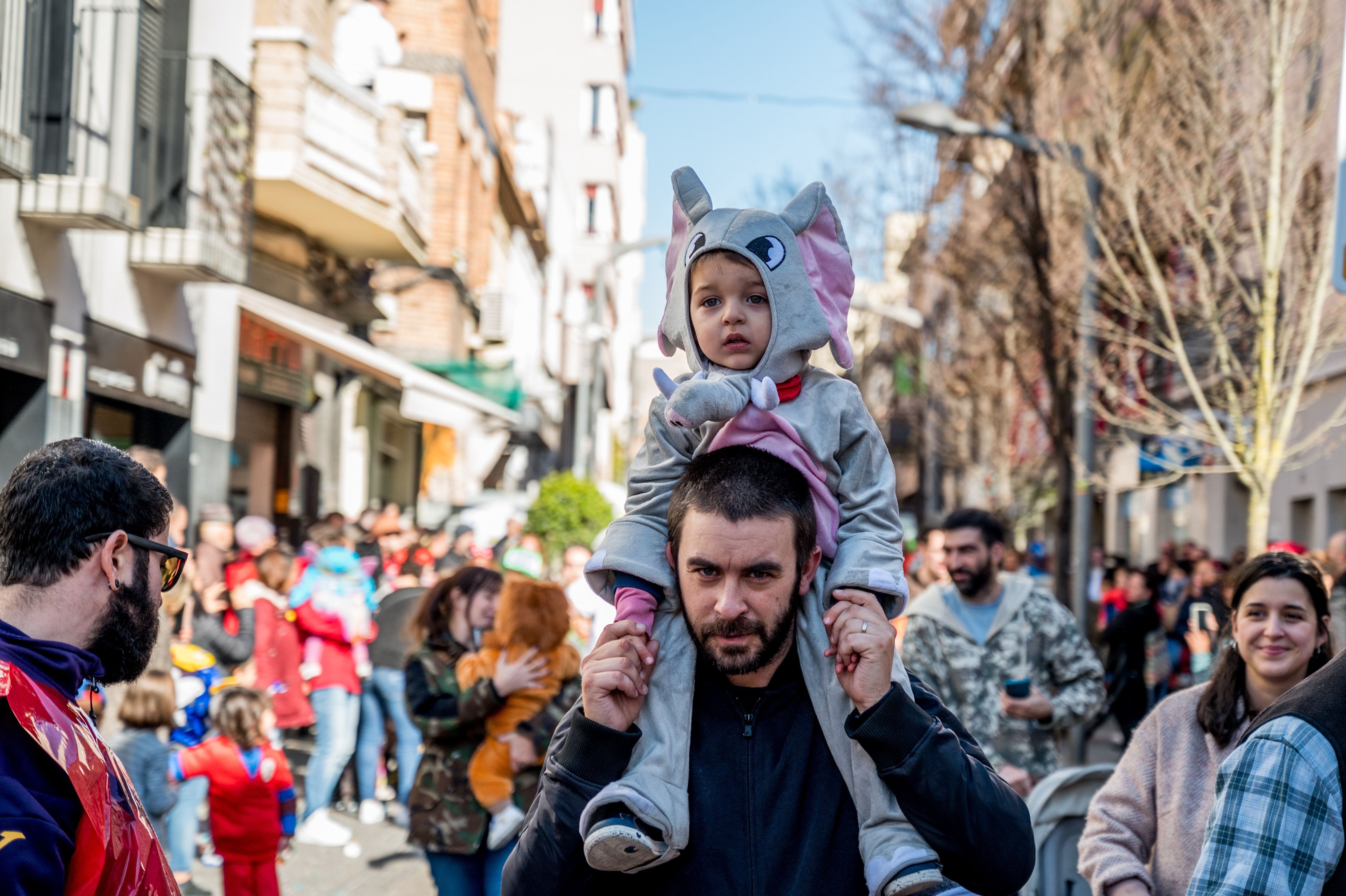 La Tal ha tornat a encapçalar la rua. Foto:Carmelo Jiménez