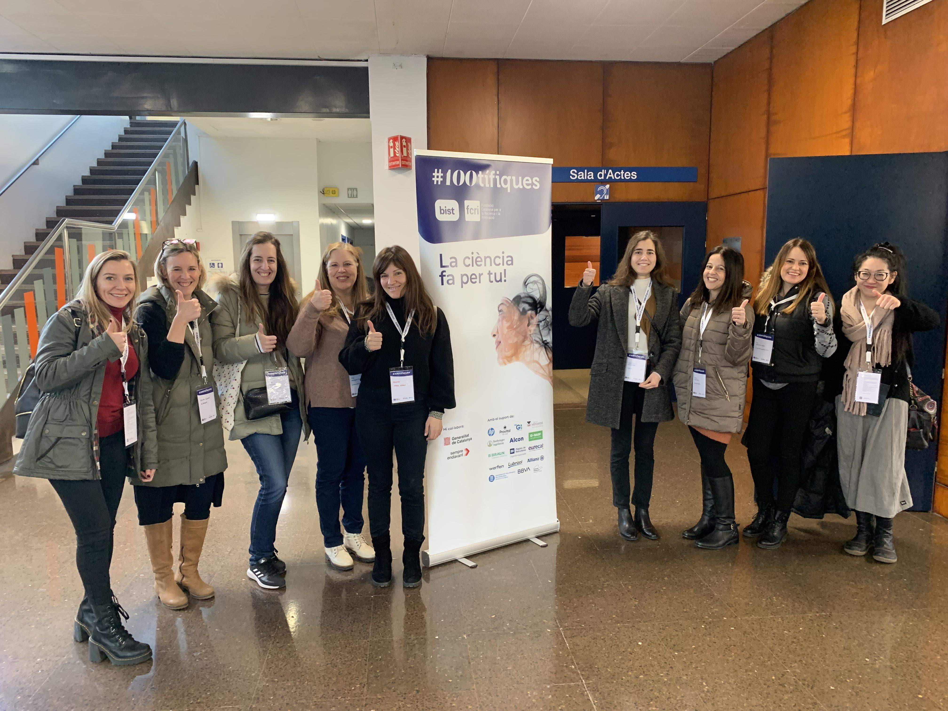 Algunes de les professionals de B. Braun que enguany han participat en el projecte #100tífiques. FOTO: Cedida Algunes de les professionals de B. Braun que enguany han participat en el projecte #100tífiques. FOTO: Cedida