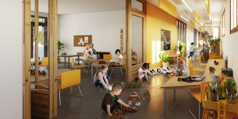 Renovació espai de l'escola de Rubí Col·legi Regina Carmeli. FOTO: Cedida Renovació espai de l'escola de Rubí Col·legi Regina Carmeli. FOTO: Cedida