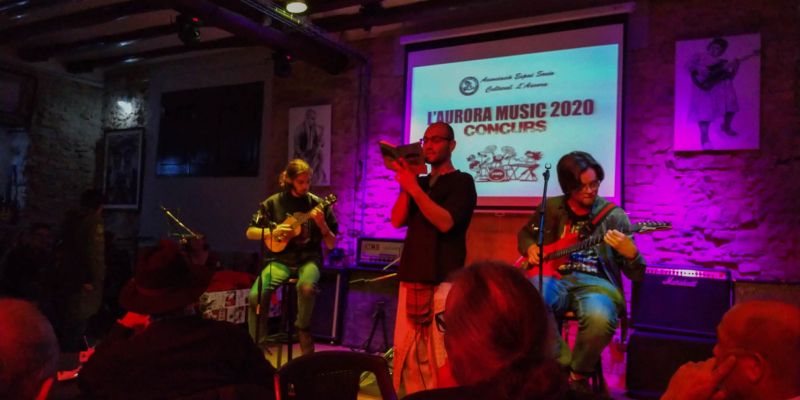 Imatge del concurs L'Aurora Music 2020. FOTO: Cedida Imatge del concurs L'Aurora Music 2020. FOTO: Cedida