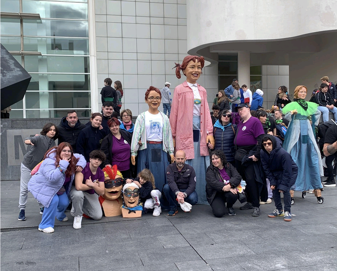 Els Geganters de Ca n'Oriol, a les Festes de Santa Eulàlia de Barcelona. FOTO: Cedida