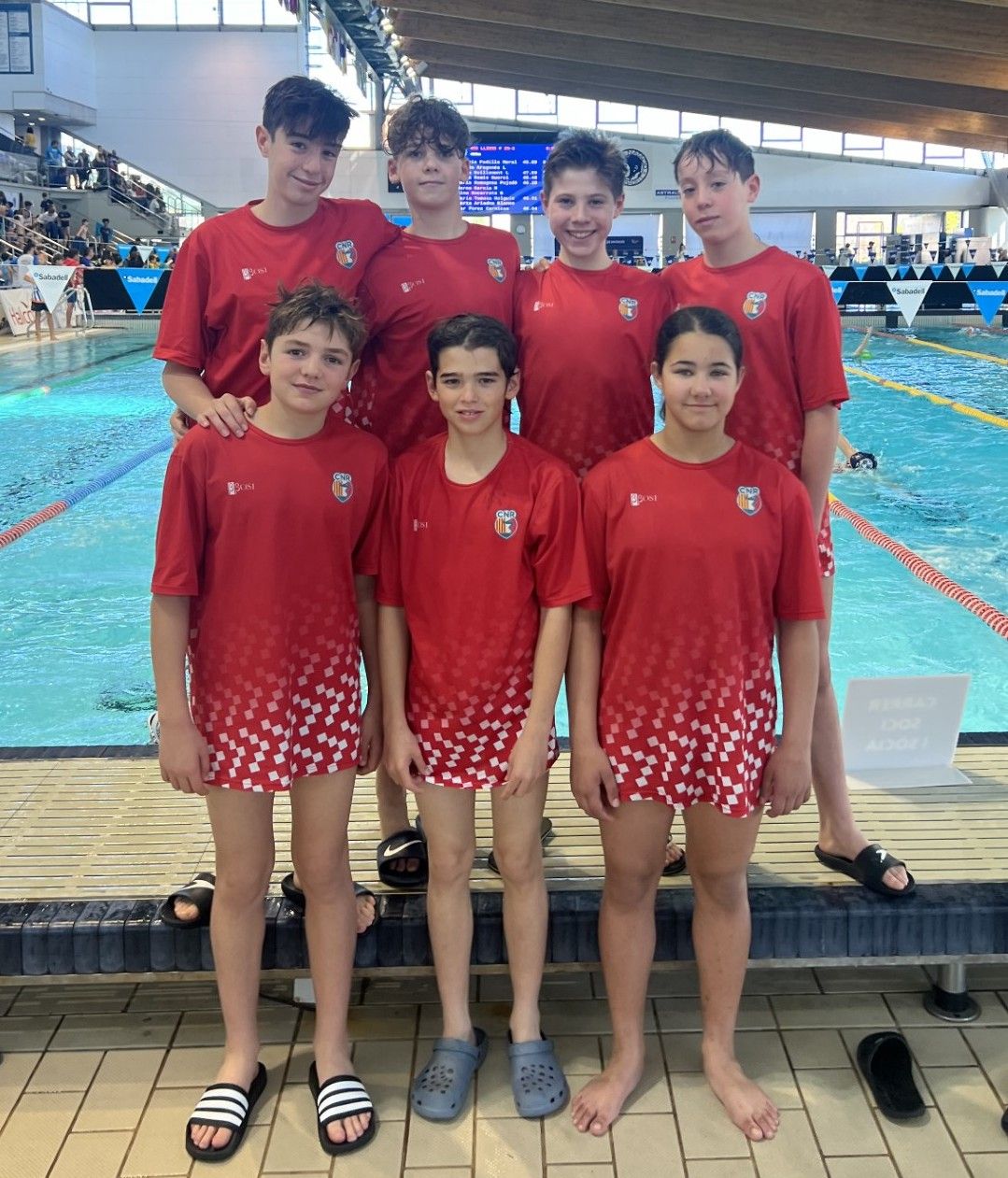 El CN Rubí participa en el Campionat de Catalunya d'hivern en categoria alevina. FOTO: Cedida