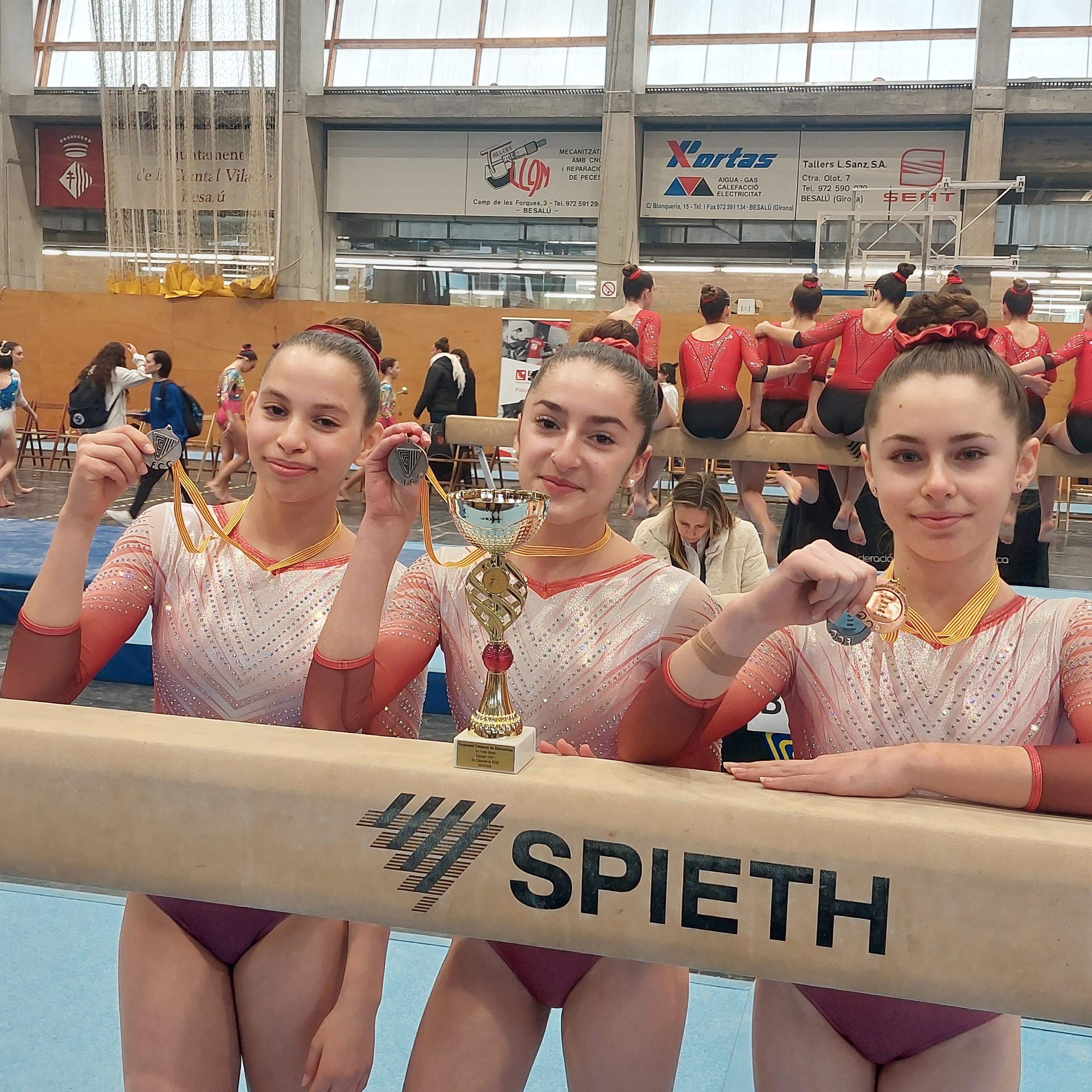 Bon inici de temporada per als gimnastes del GAER. FOTO: Cedida