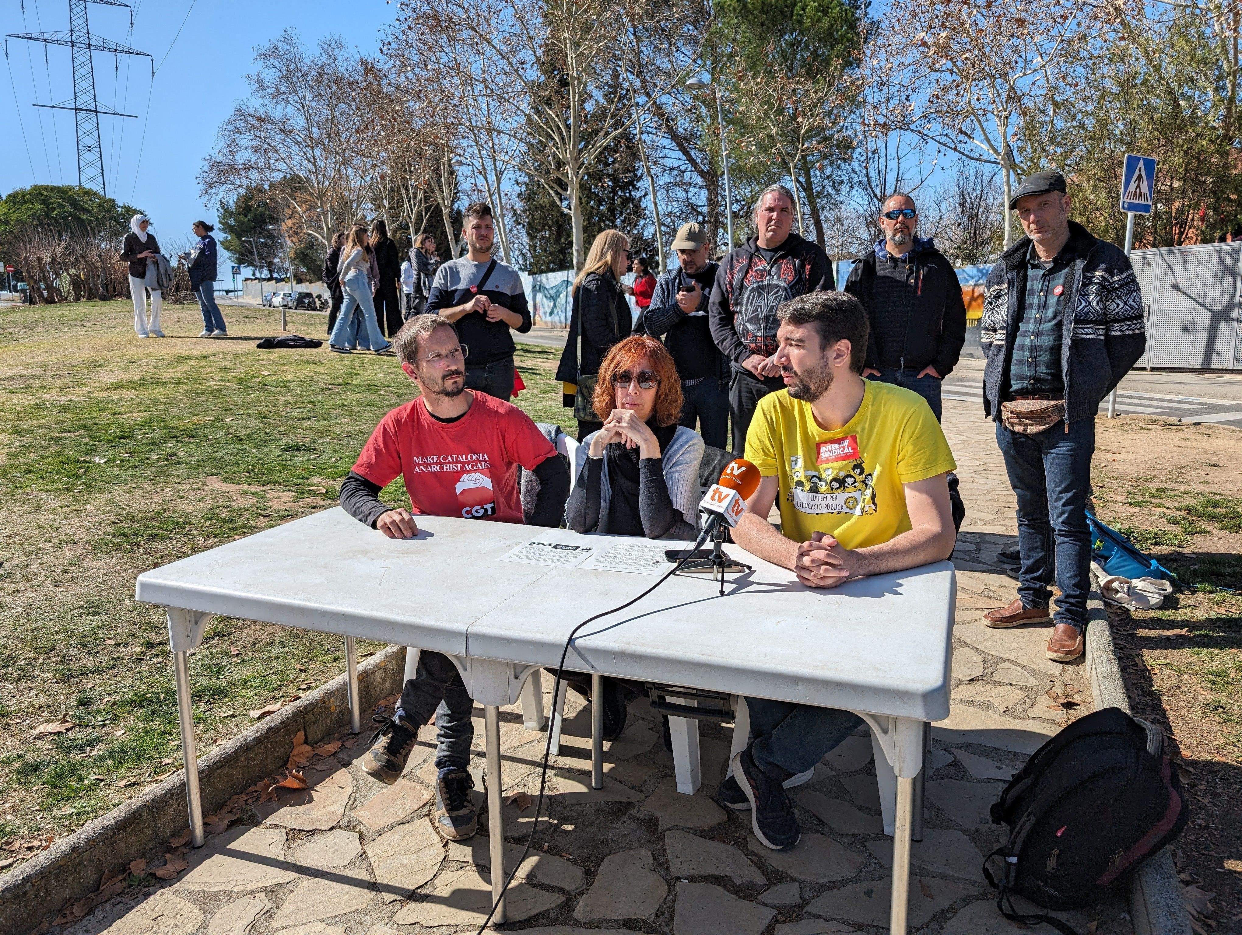 Els sindicats denuncien presumpte assetjament a alguns professors del Duc de Montblanc. FOTO: Estela Luengo