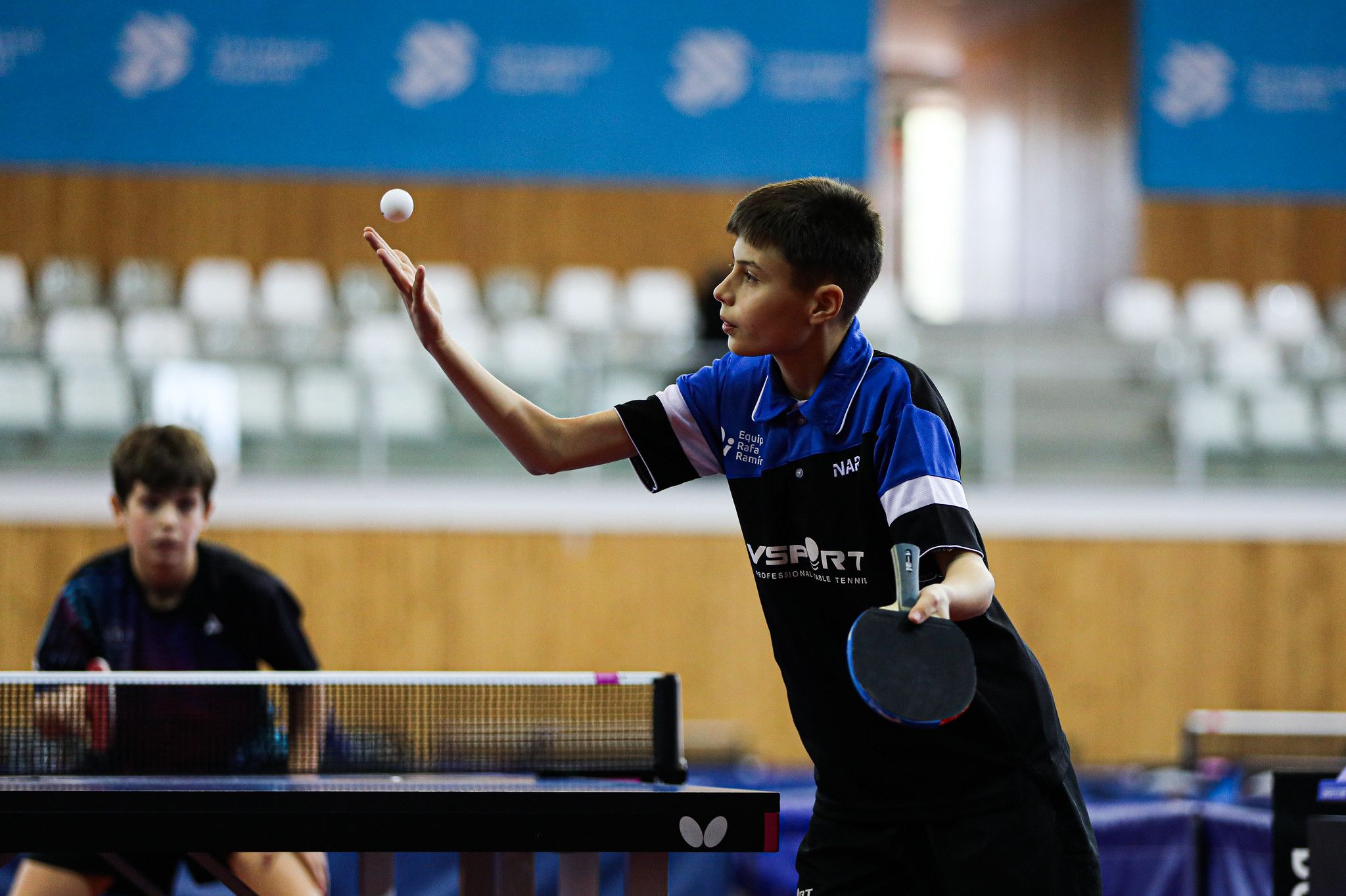 El rubinenc Roger Quesada, subcampió del torneig estatal de tenis taula. FOTO: Cedida/RFETM
