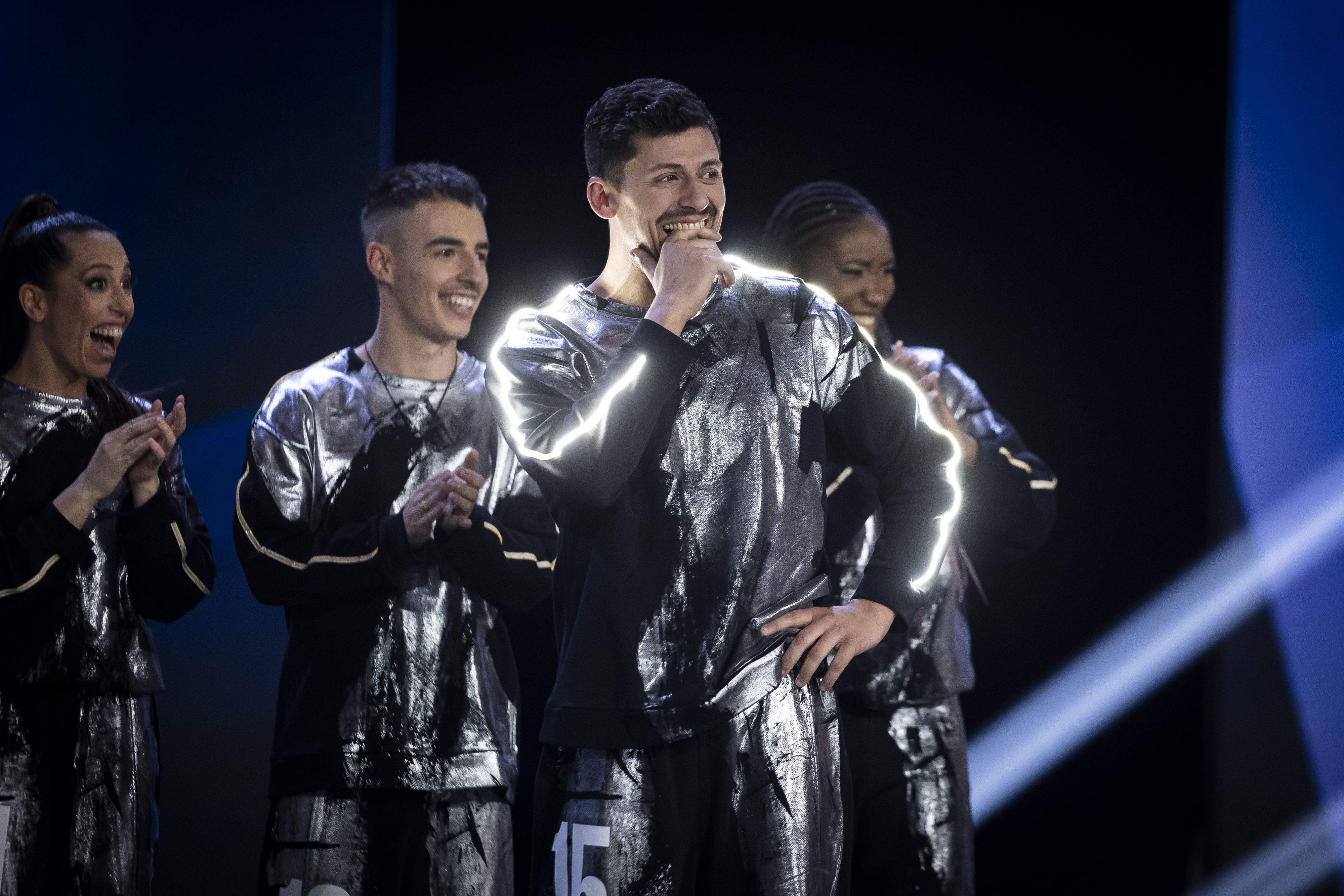 El rubinenc Santiago Granizal durant el primer programa del concurs  'Baila como puedas', FOTO: RTVE/Cedida