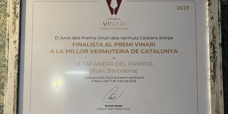 Certificat de l'any 2023. Foto: Pablo Sánchez-Montañés
