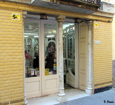 La farmàcia modernista del carrer de Xercavins. FOTO:  web barcelonamodernista