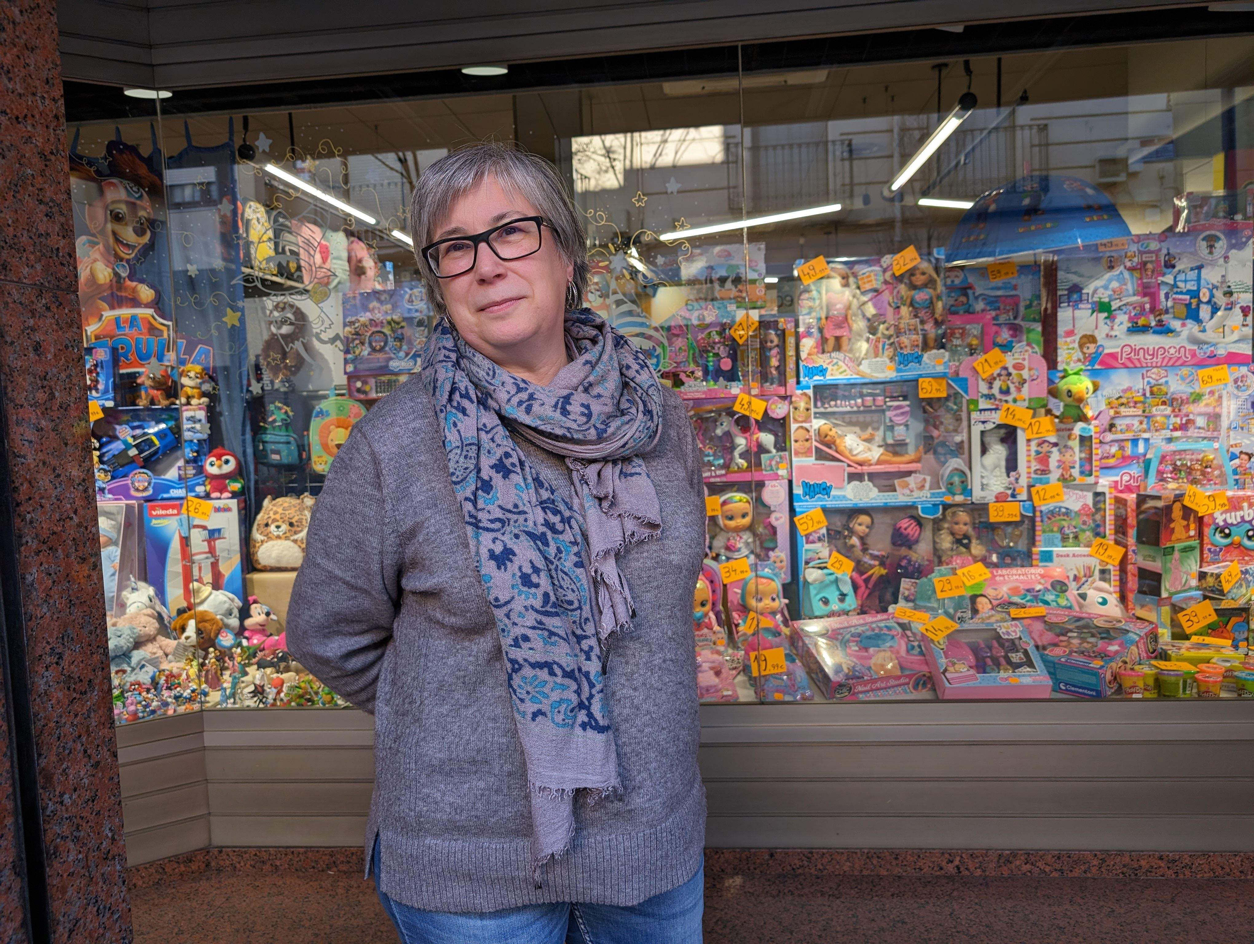 Teresa Cucurull, la copropietària de la botiga Dau Jocs. FOTO: Estela Luengo