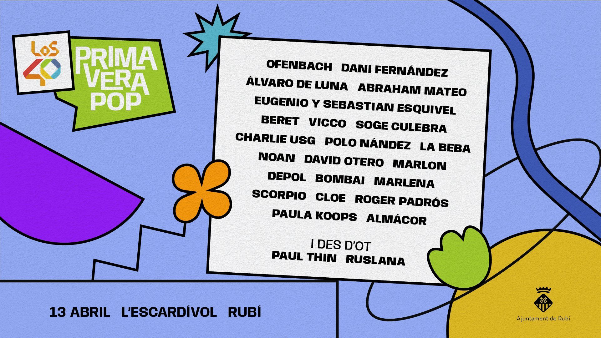 cartell primavera pop 2024 Rubí