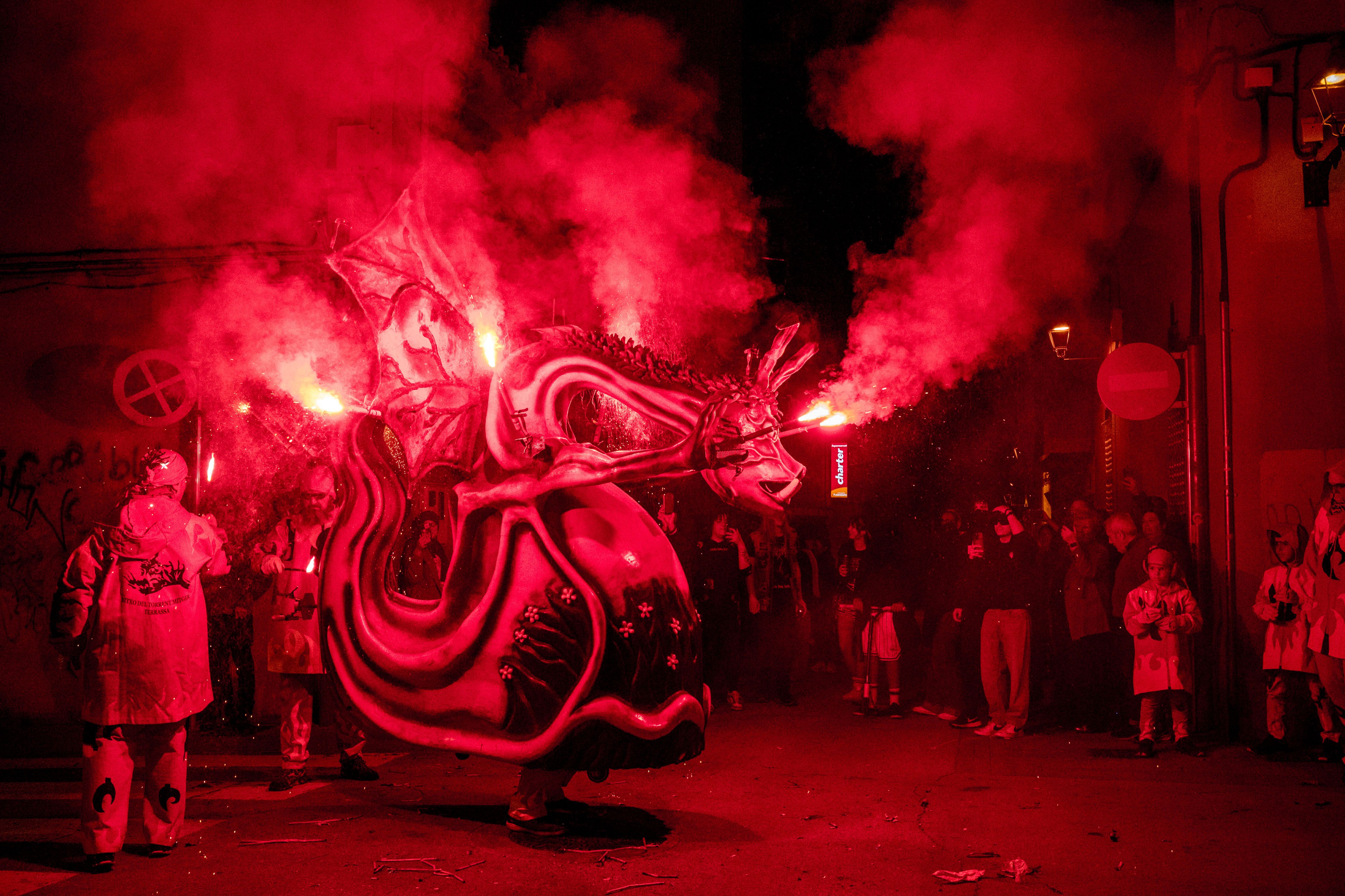 11a Trobada de Bèsties de Foc 2024. FOTO: Carmelo Jiménez