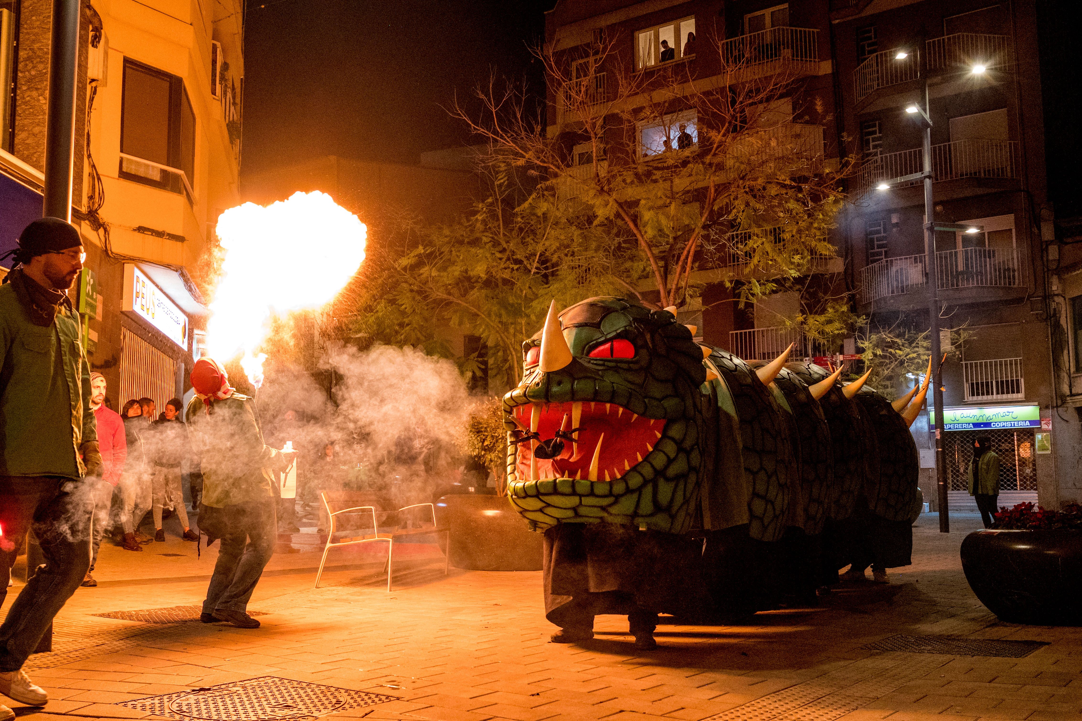 11a Trobada de Bèsties de Foc 2024. FOTO: Carmelo Jiménez