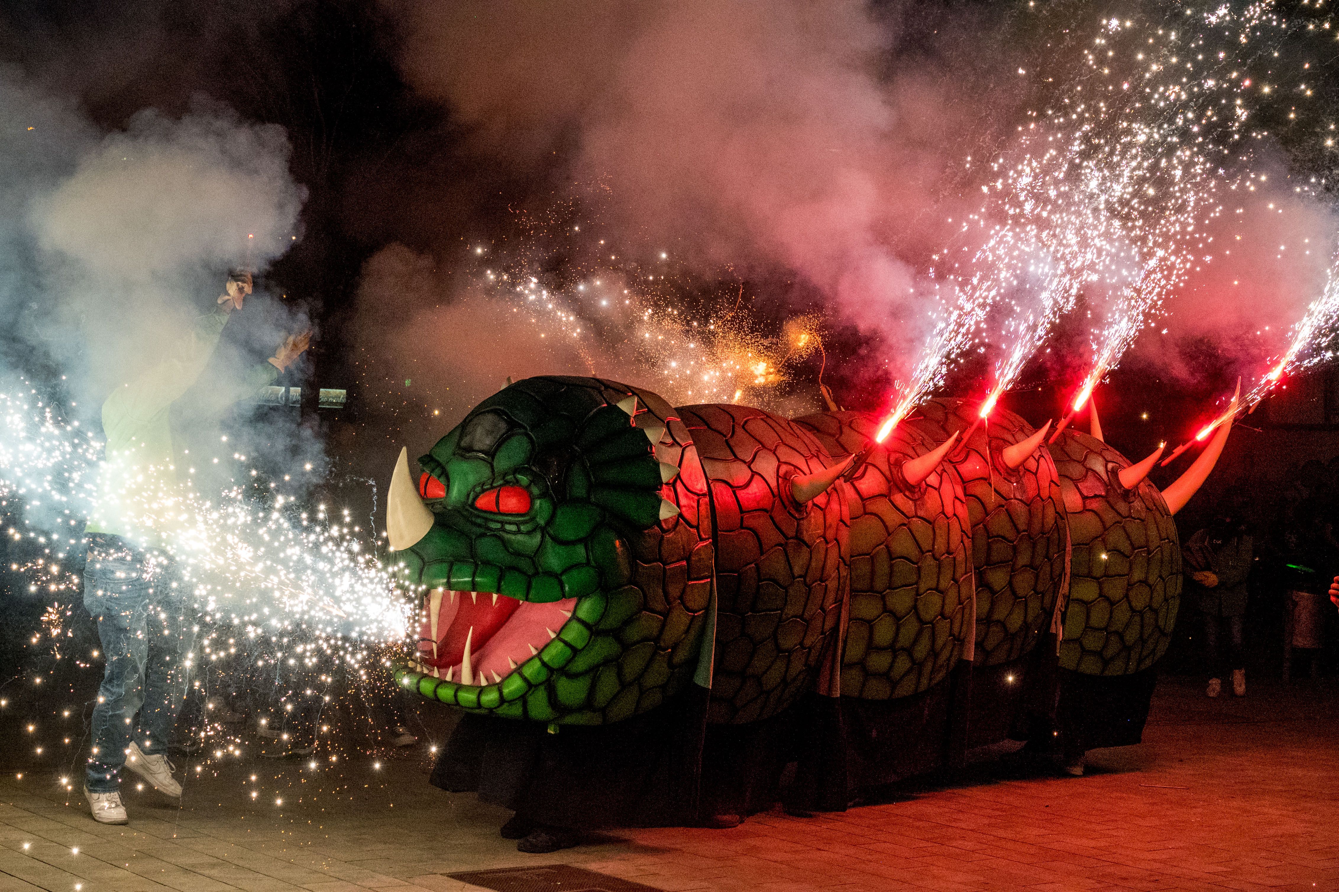 11a Trobada de Bèsties de Foc 2024. FOTO: Carmelo Jiménez