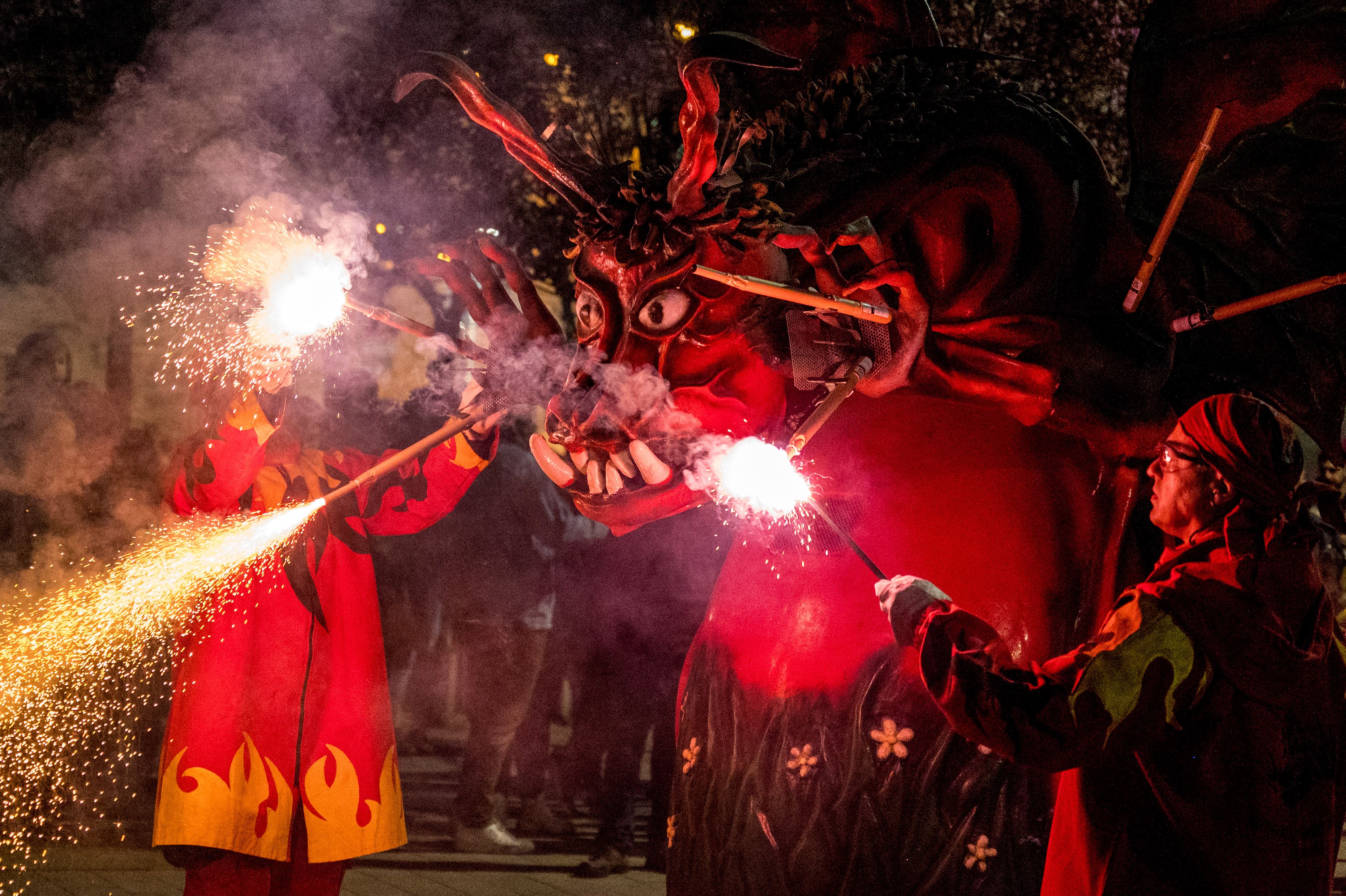 11a Trobada de Bèsties de Foc 2024. FOTO: Carmelo Jiménez