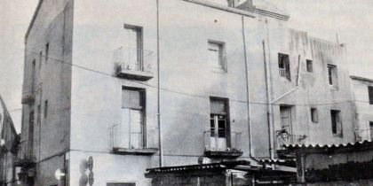 Cal Boniquet: de taverna a quarter de la Guàrdia Civil. FOTO: Arxiu | Publicació rubinenca Rubricata, febrer de 1985